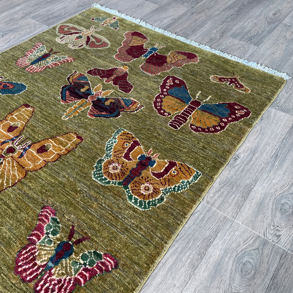 176 x 120 cm | Afghan Fine Gabbeh Rug - Khorasan Rugs
