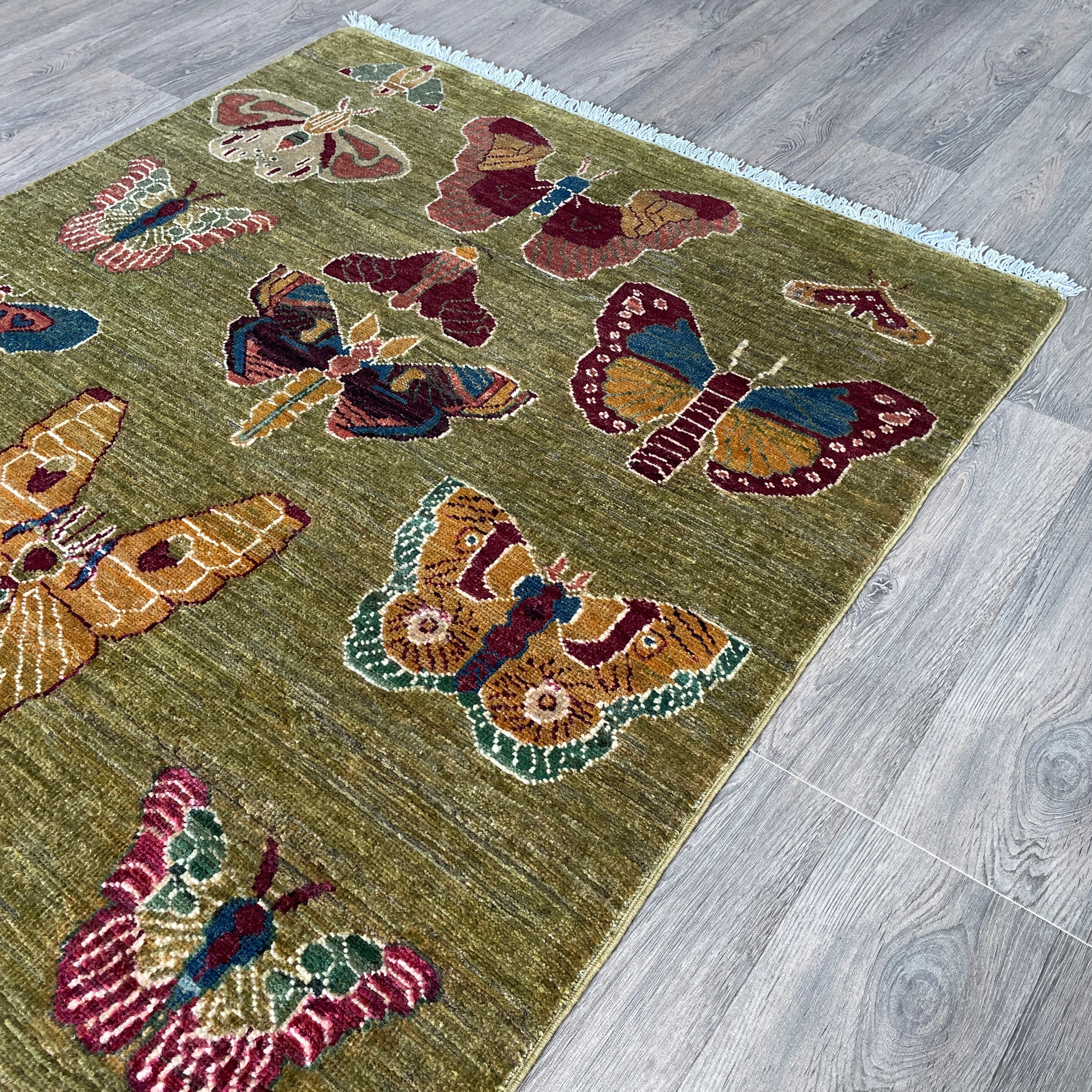 176 x 120 cm | Afghan Fine Gabbeh Rug - Khorasan Rugs