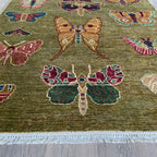 176 x 120 cm | Afghan Fine Gabbeh Rug - Khorasan Rugs