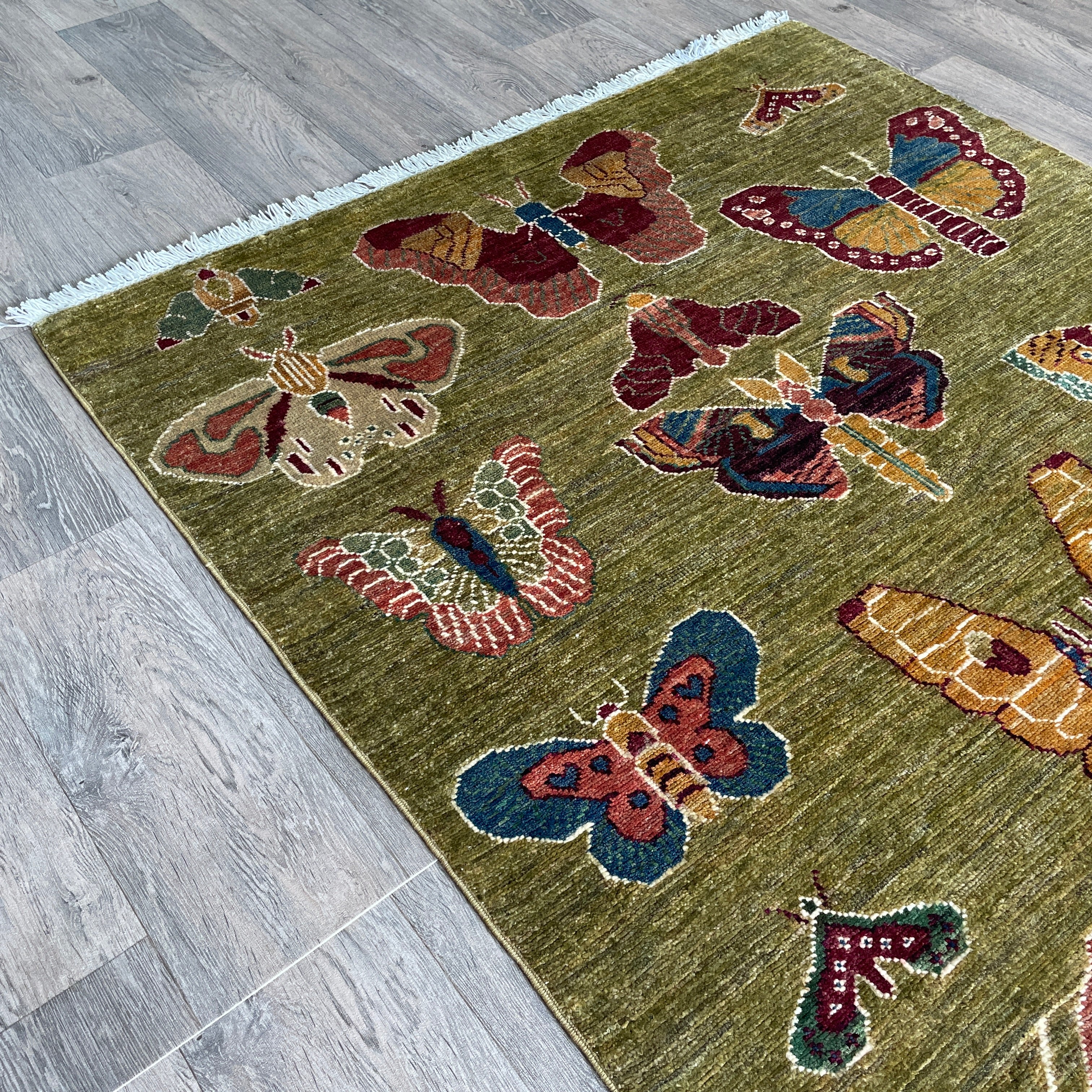 176 x 120 cm | Afghan Fine Gabbeh Rug - Khorasan Rugs