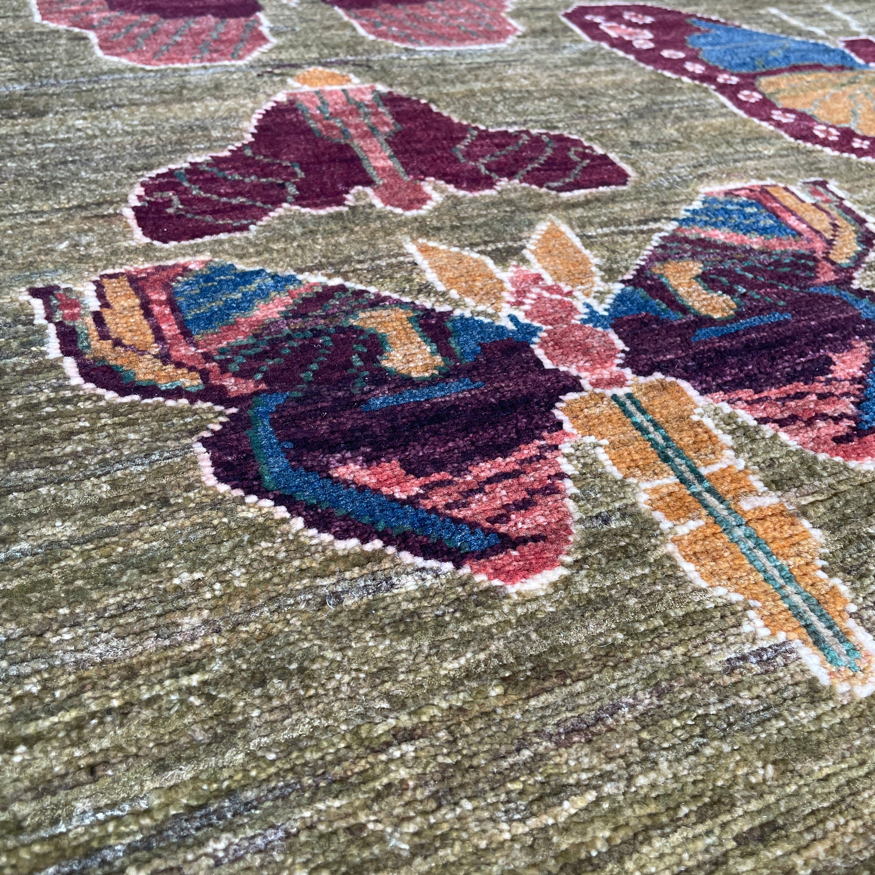 176 x 120 cm | Afghan Fine Gabbeh Rug - Khorasan Rugs