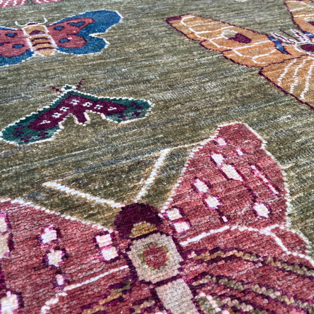 176 x 120 cm | Afghan Fine Gabbeh Rug - Khorasan Rugs