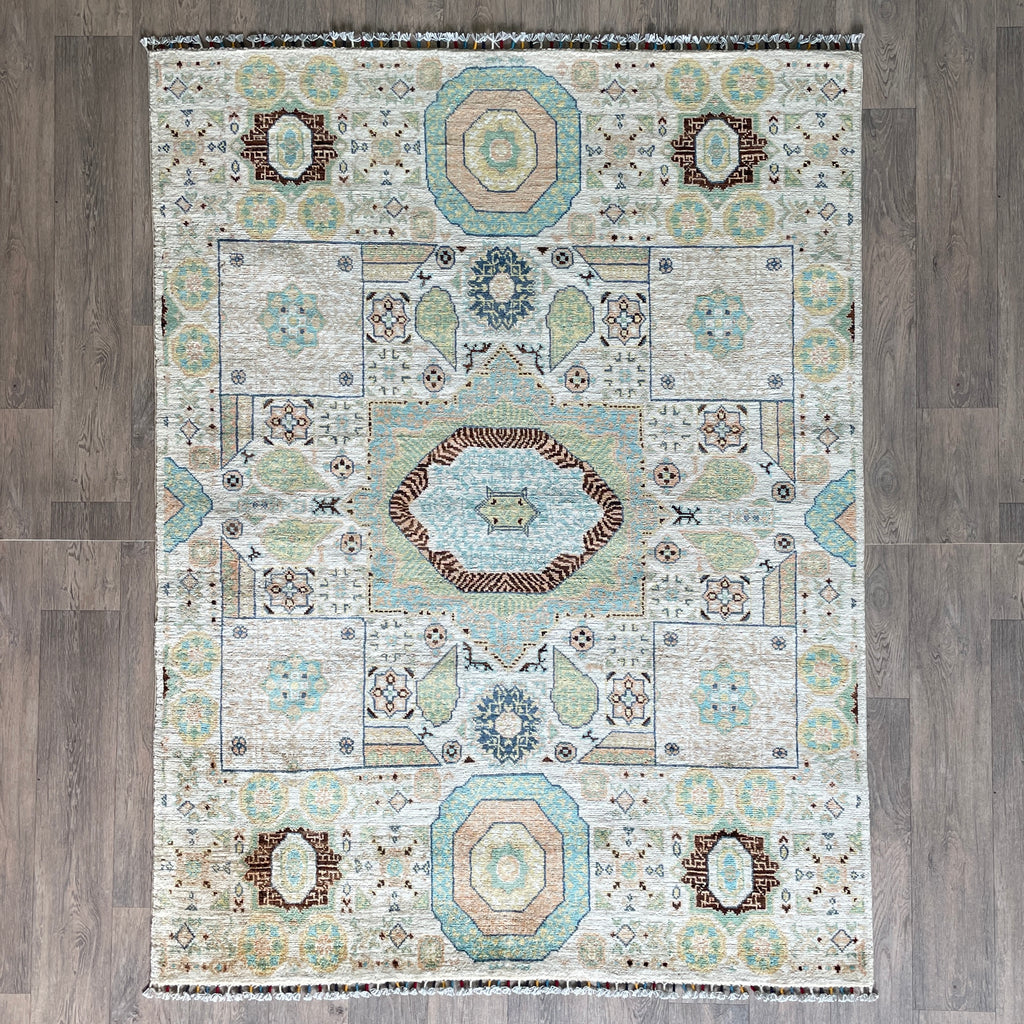 202 x 151 cm | Afghan Mamluk Rug - Khorasan Rugs