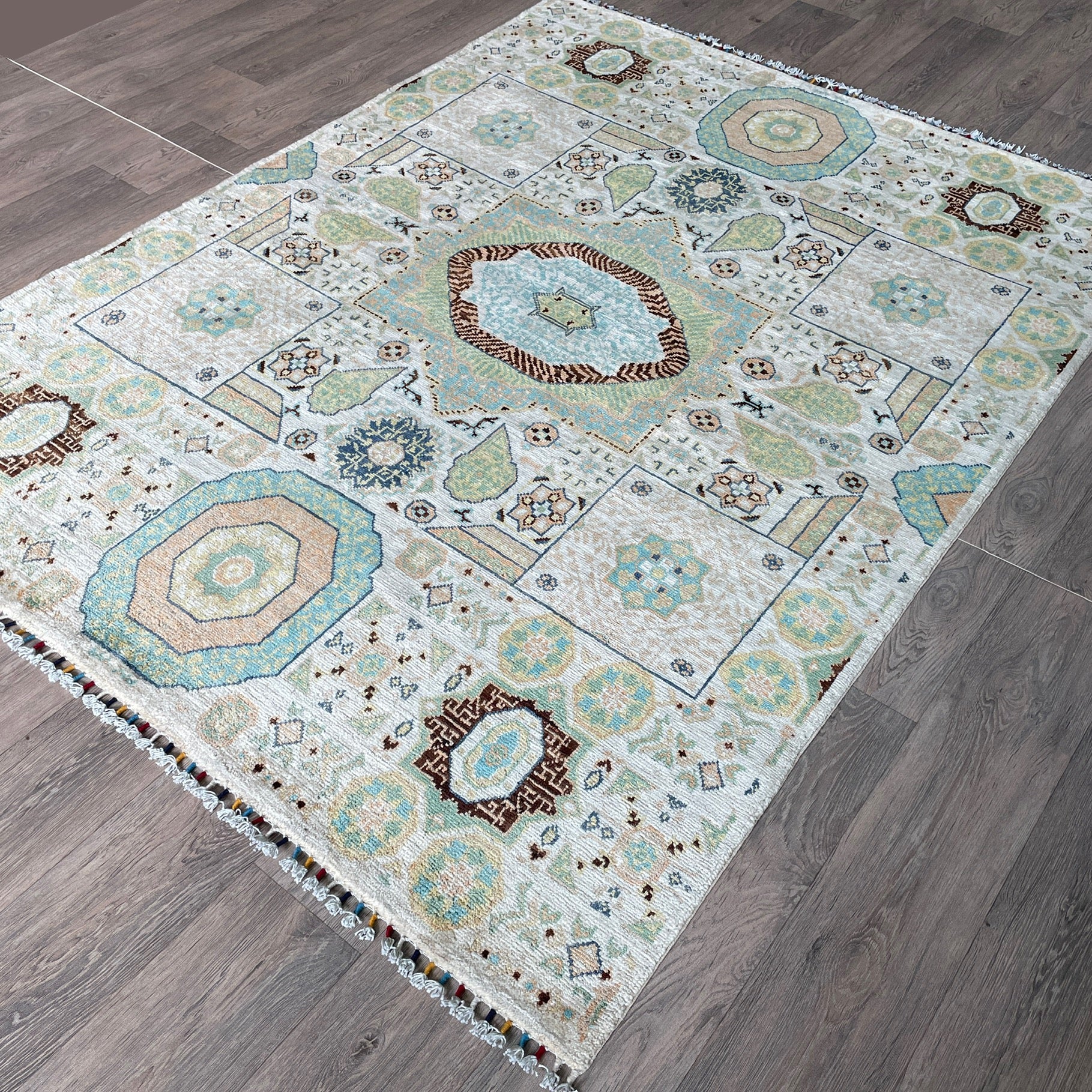 202 x 151 cm | Afghan Mamluk Rug - Khorasan Rugs