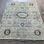 202 x 151 cm | Afghan Mamluk Rug - Khorasan Rugs