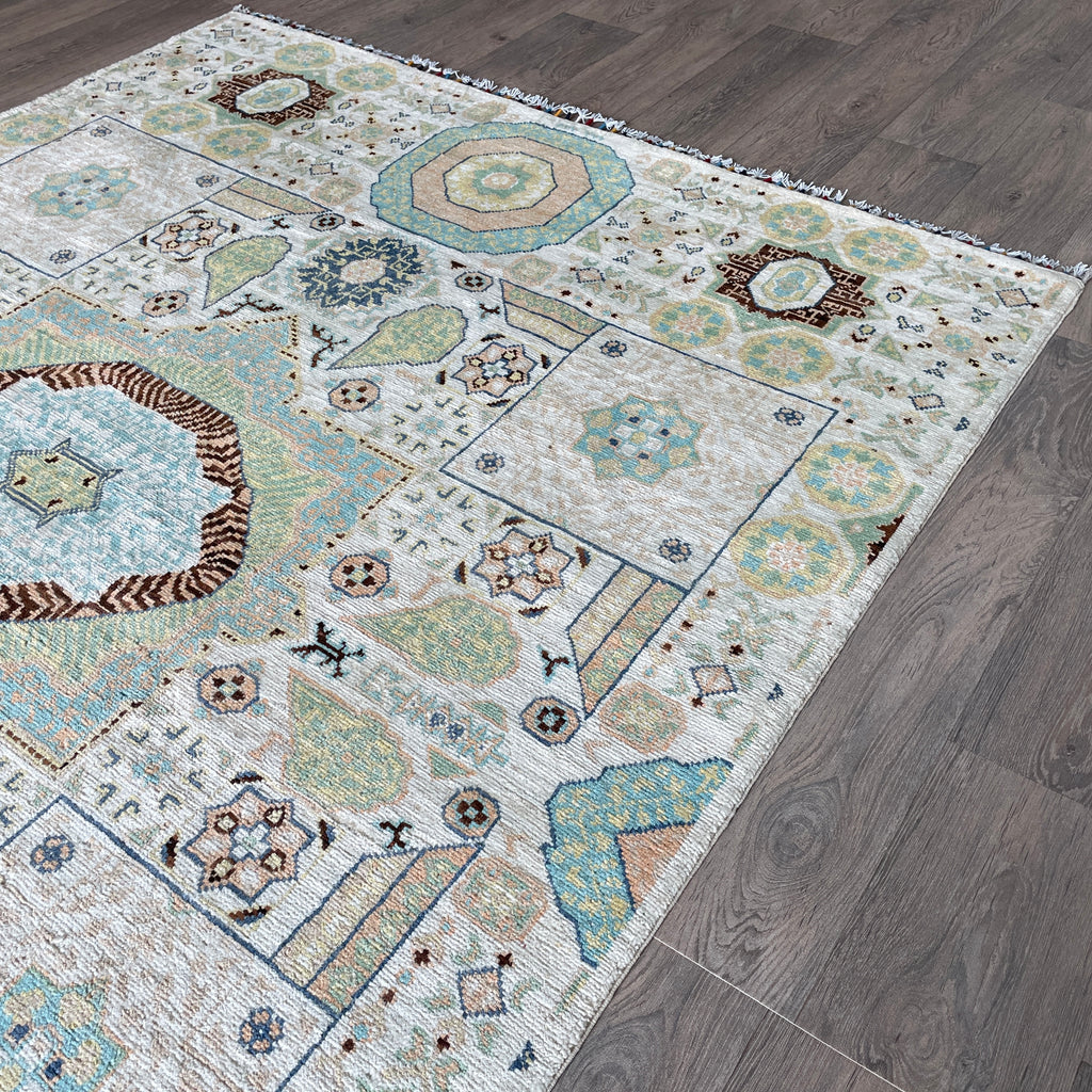202 x 151 cm | Afghan Mamluk Rug - Khorasan Rugs