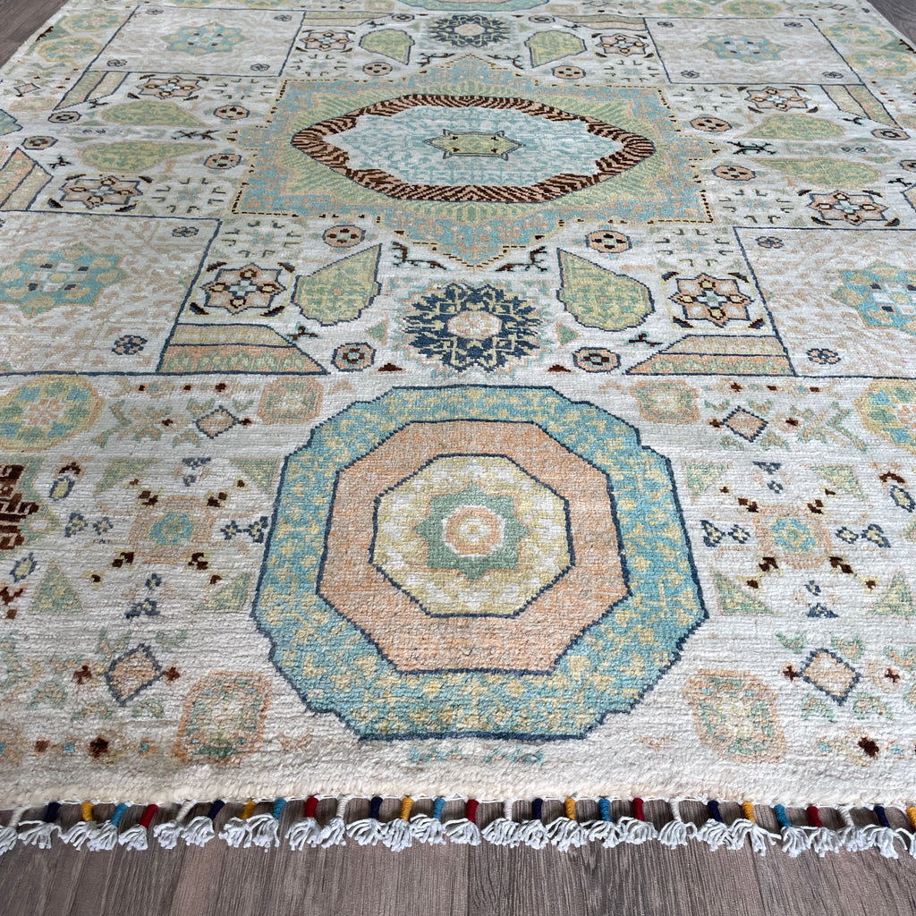 202 x 151 cm | Afghan Mamluk Rug - Khorasan Rugs