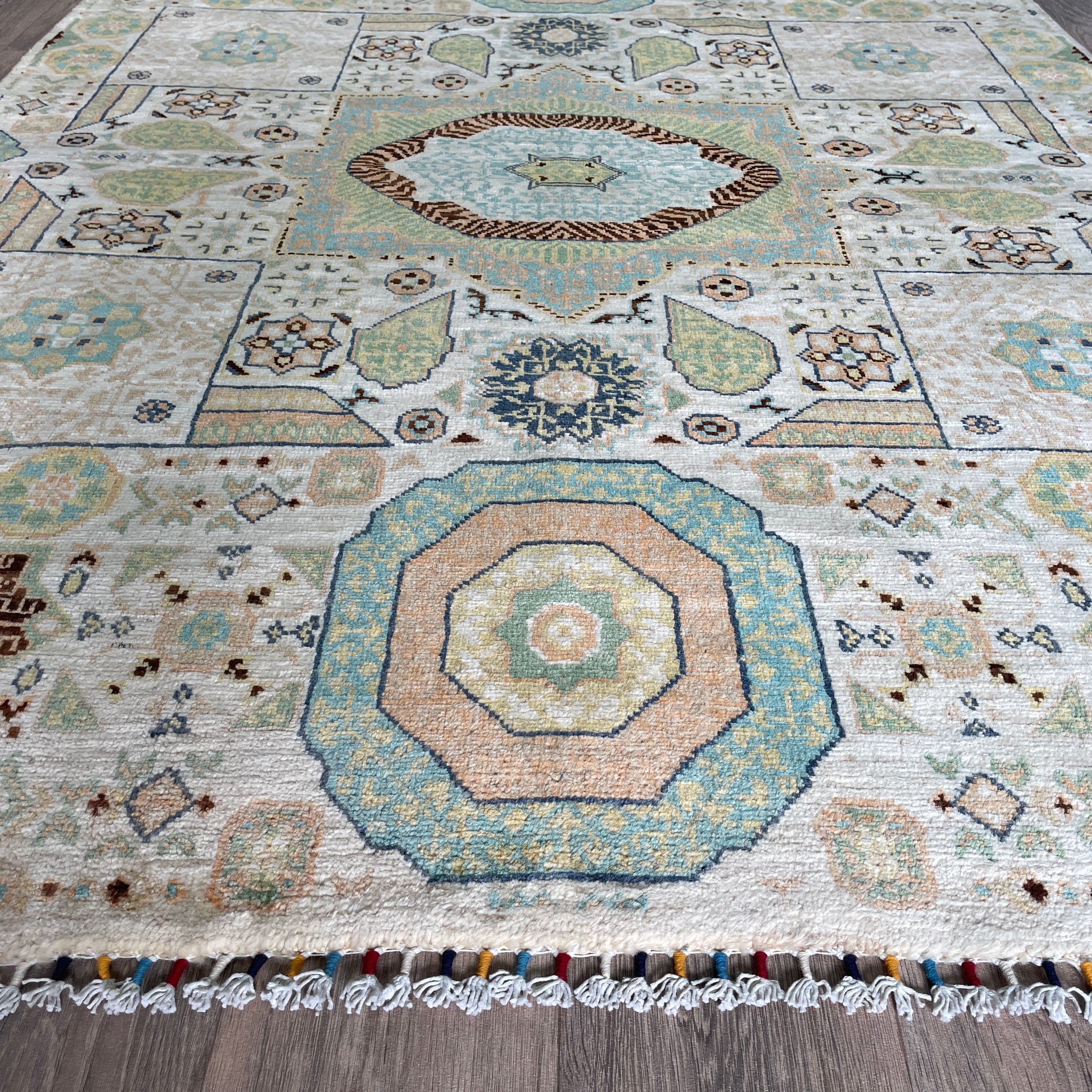 202 x 151 cm | Afghan Mamluk Rug - Khorasan Rugs