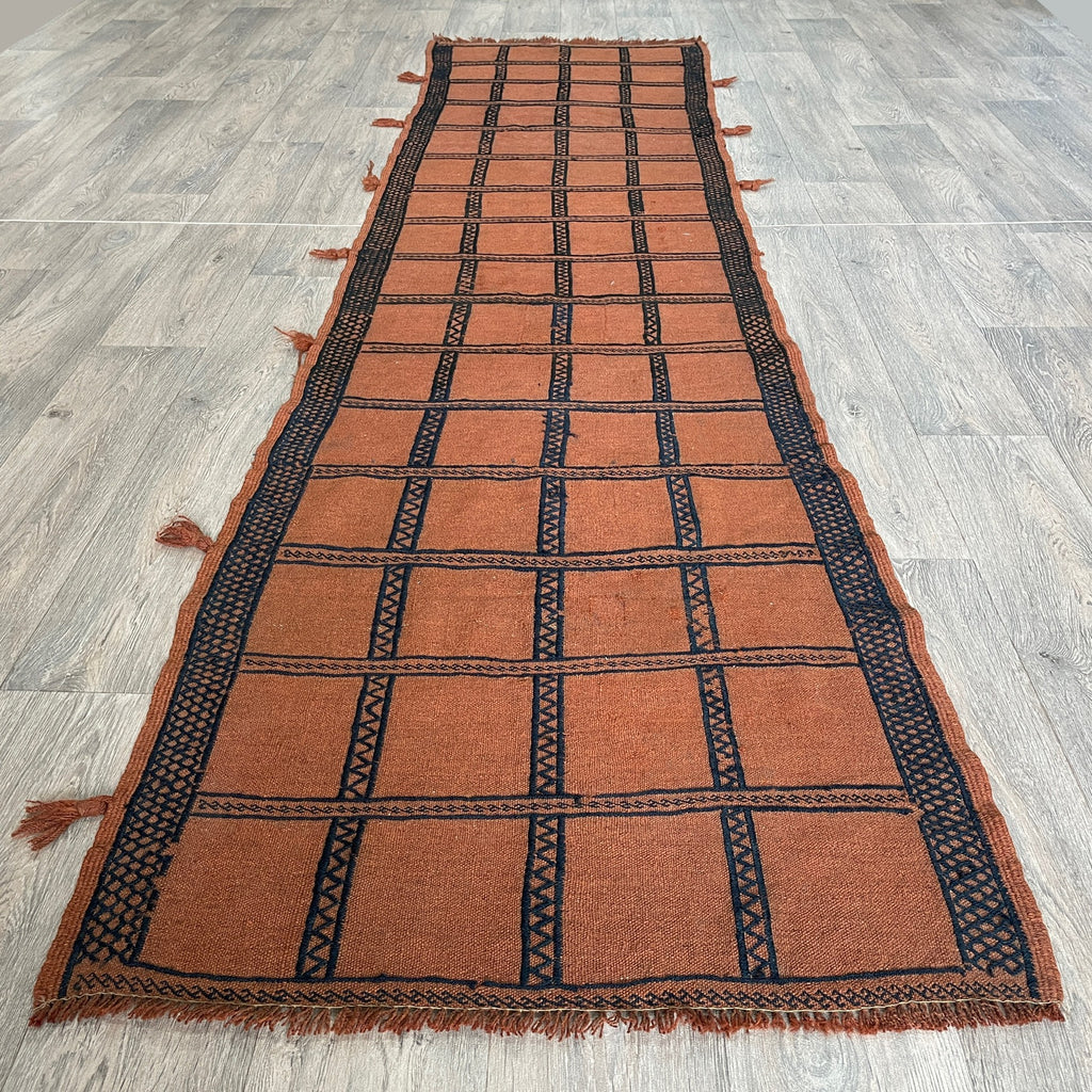 Afghan Soumak Kilim Runner (Old 1980)