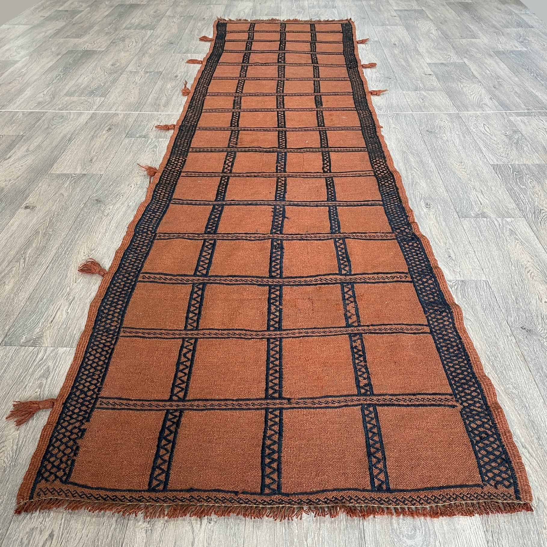Afghan Soumak Kilim Runner (Old 1980)