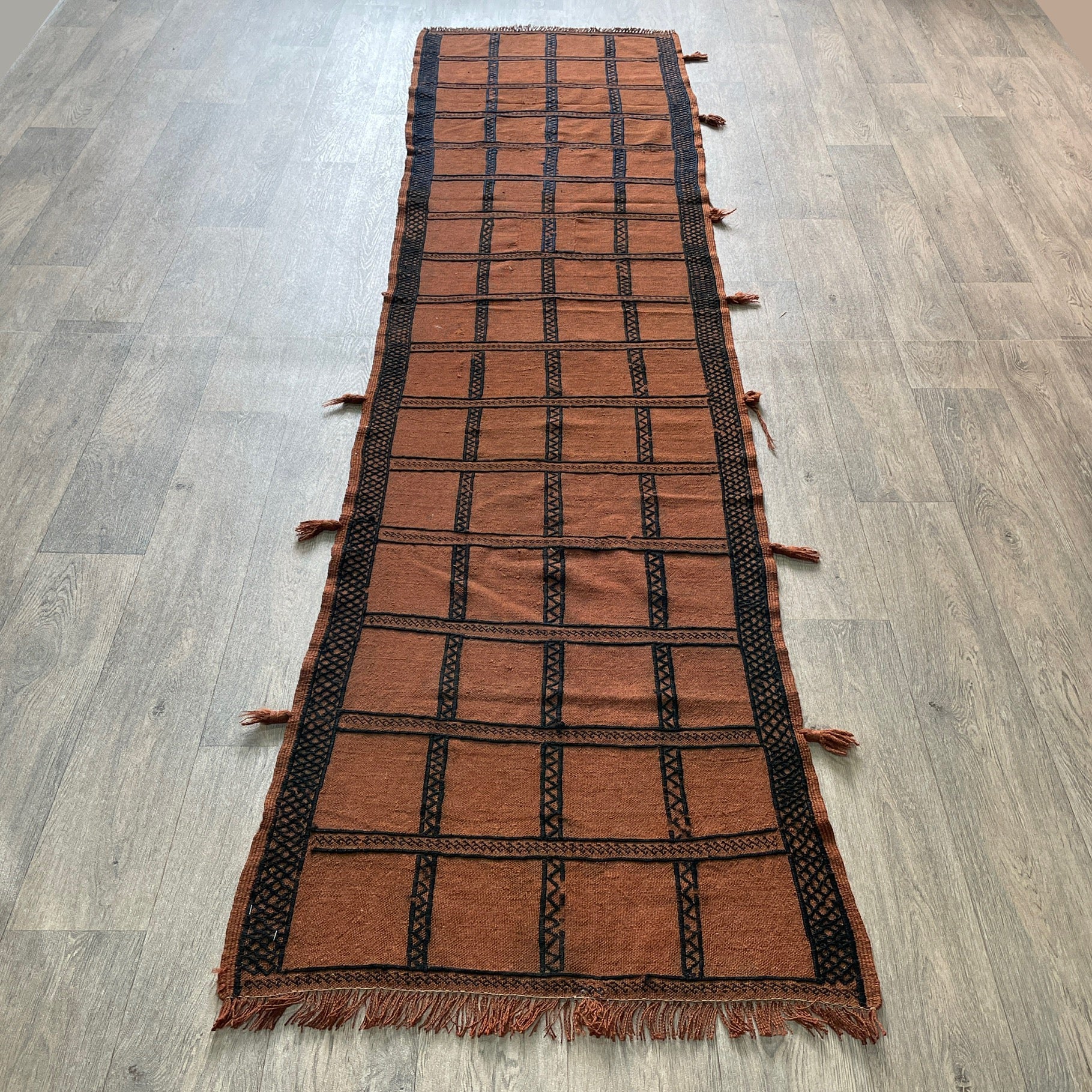 Afghan Soumak Kilim Runner (Old 1980)