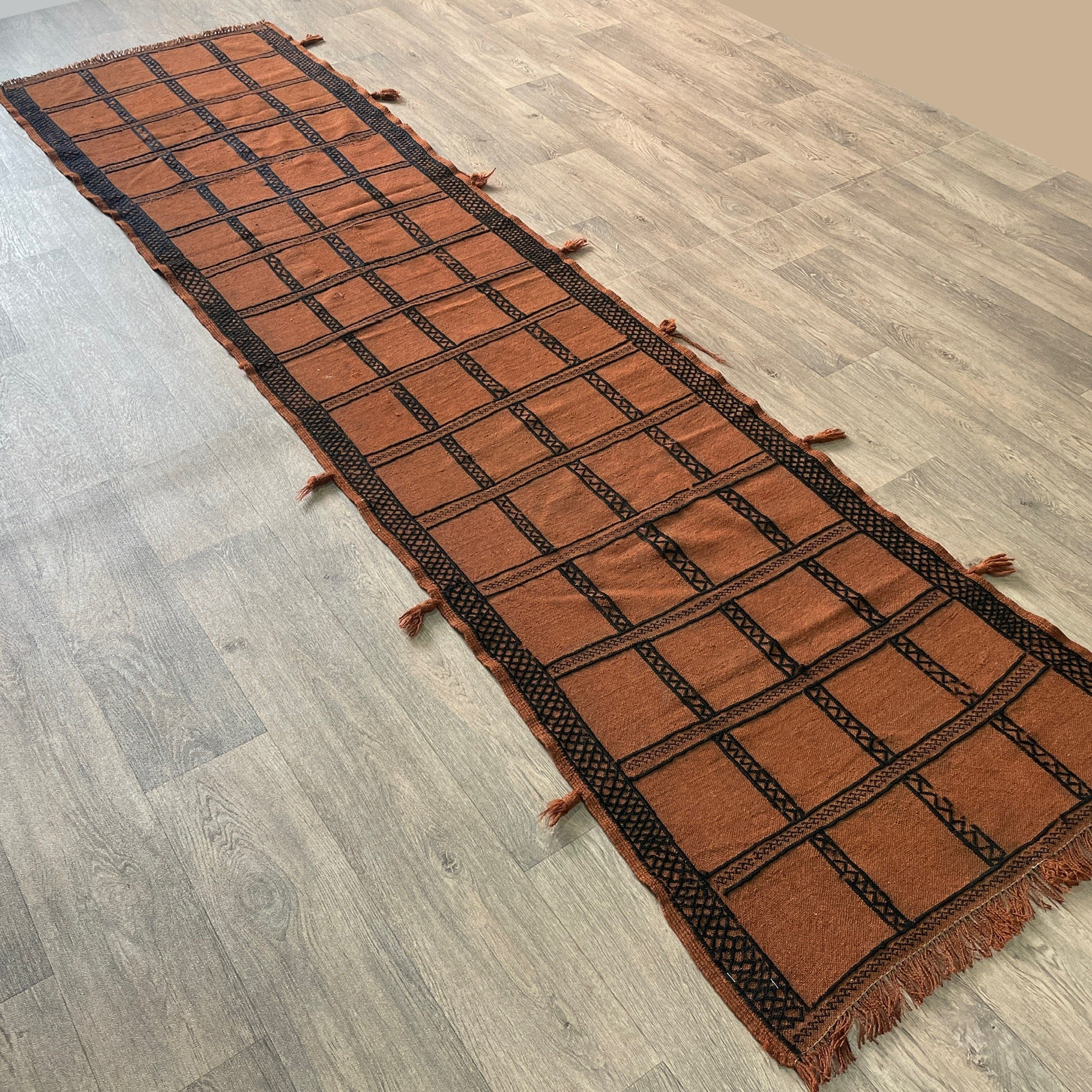 Afghan Soumak Kilim Runner (Old 1980)