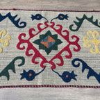 Uzbek Suzani Table Throw