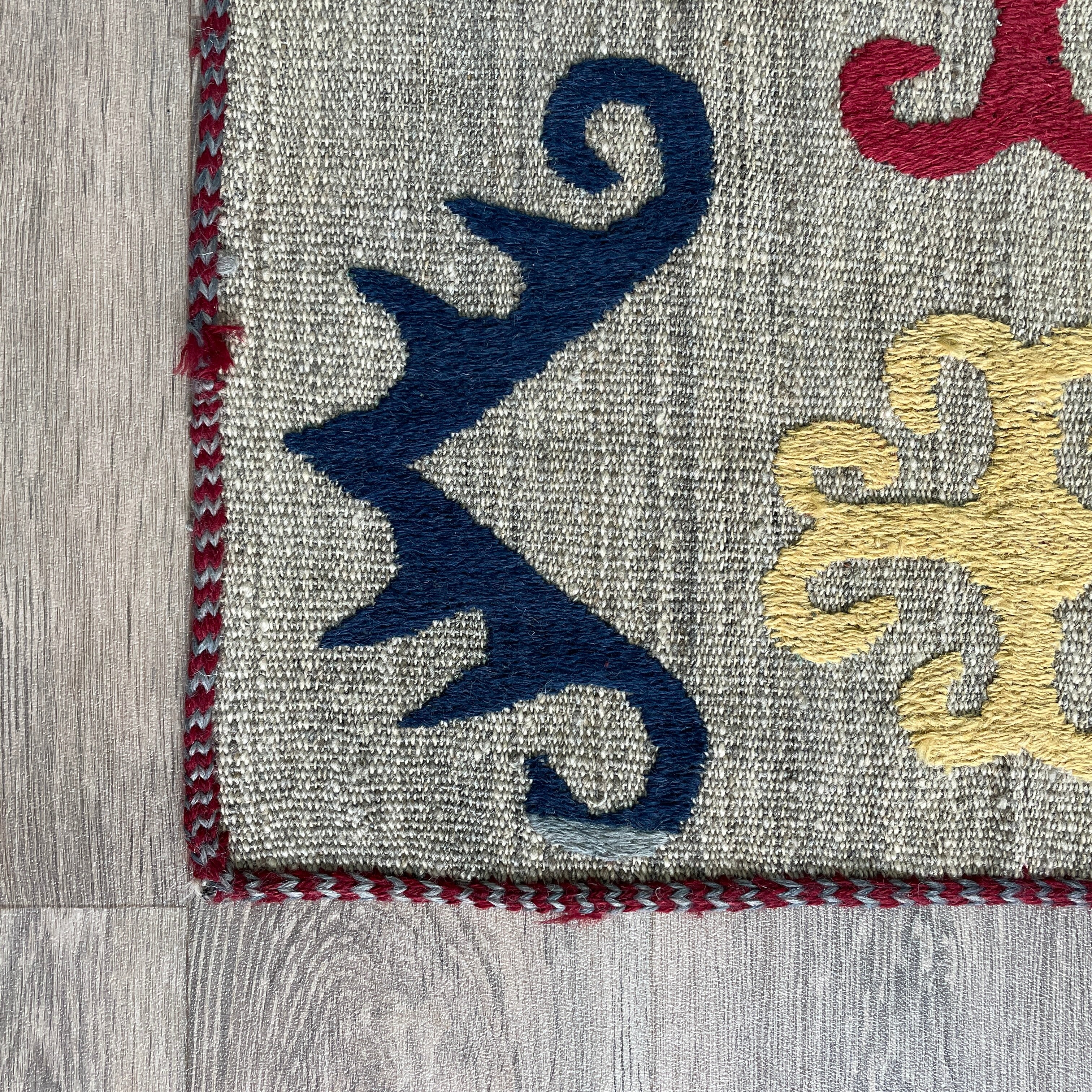 Uzbek Suzani Table Throw