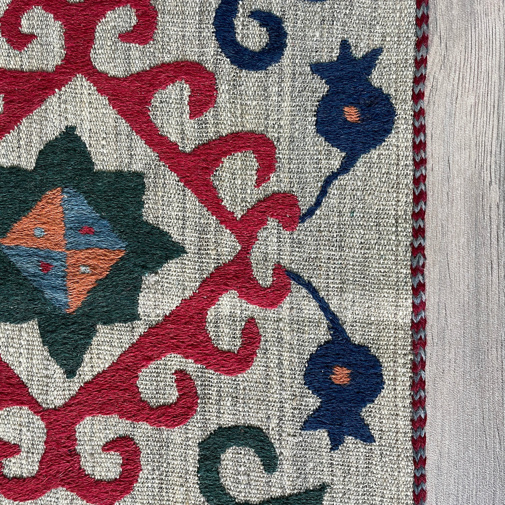 Uzbek Suzani Table Throw