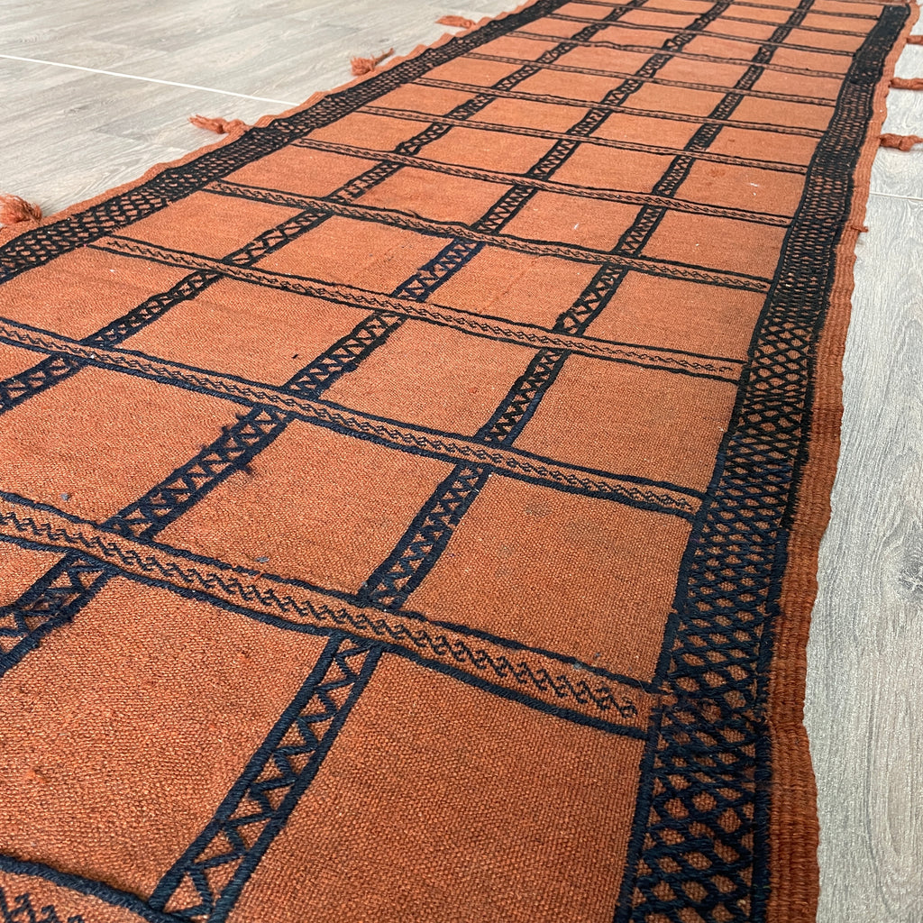 Afghan Soumak Kilim Runner (Old 1980)