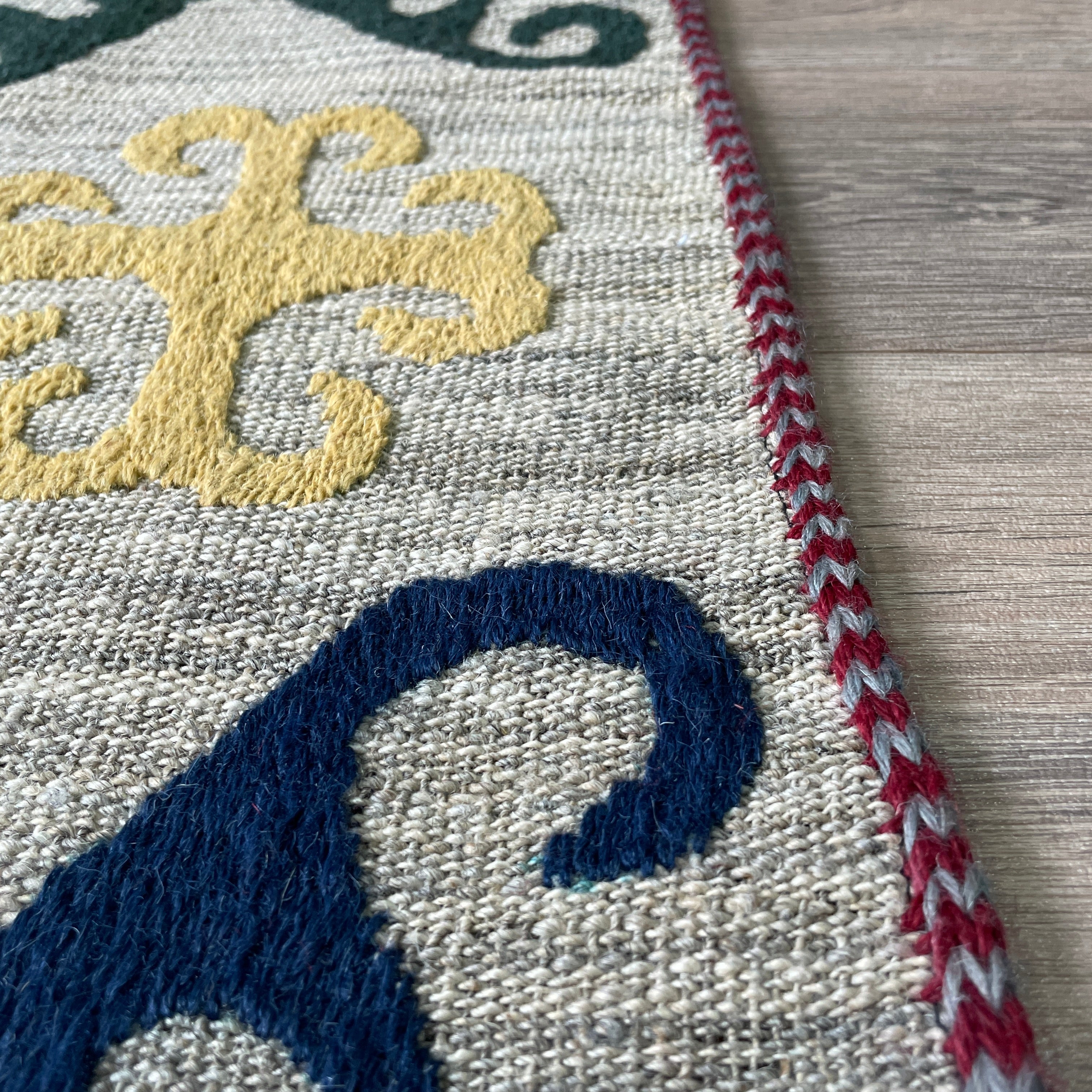 Uzbek Suzani Table Throw