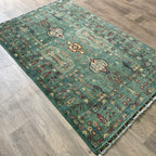188 x 120 cm | Afghan Ziegler Rug - Khorasan Rugs