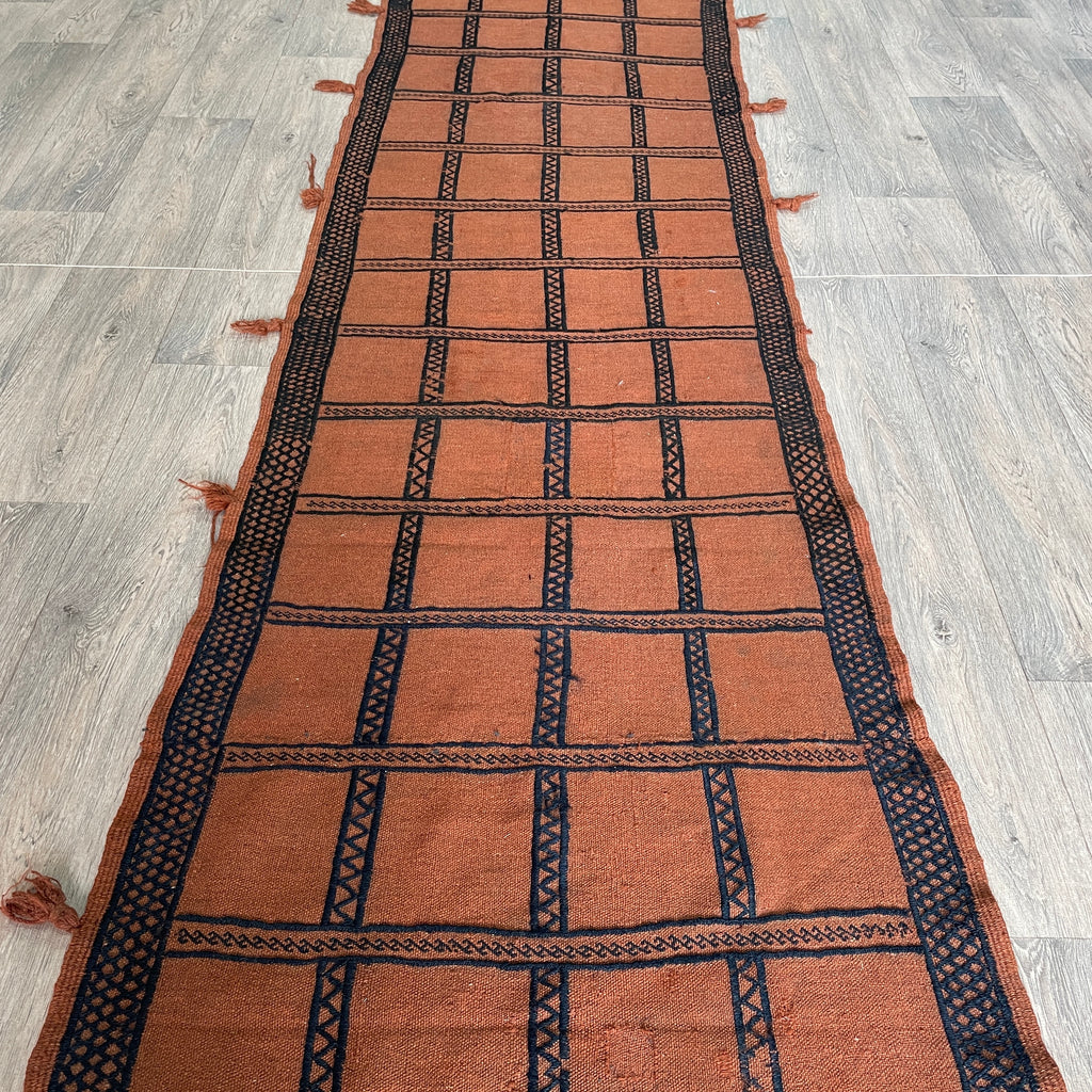 Afghan Soumak Kilim Runner (Old 1980)