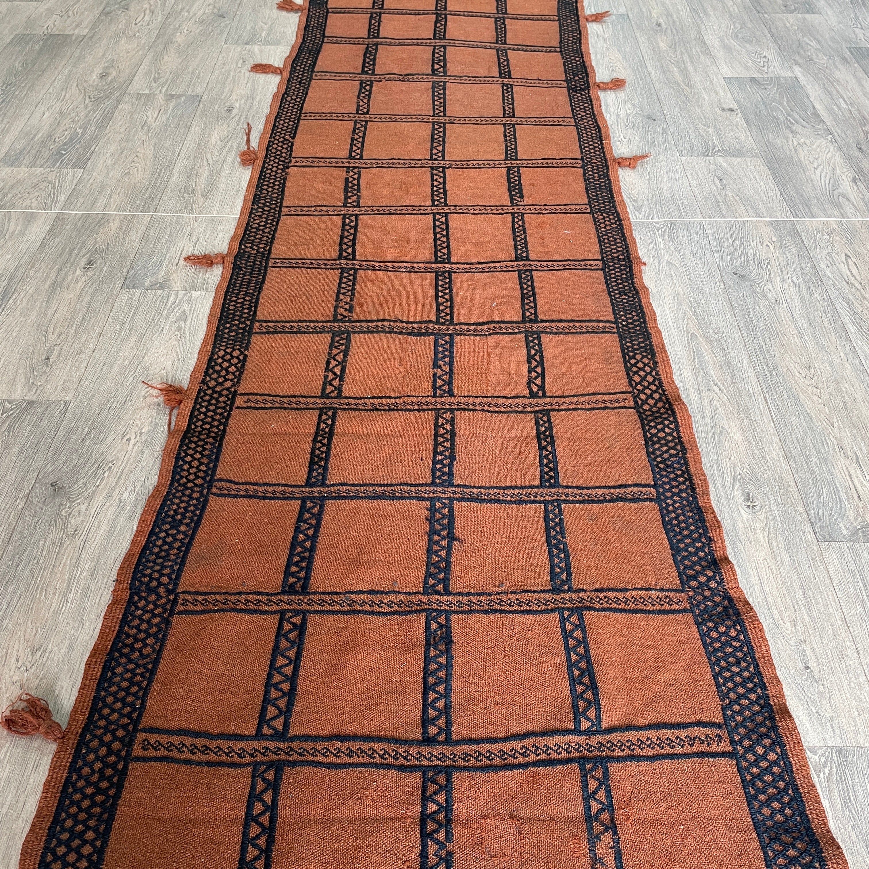 Afghan Soumak Kilim Runner (Old 1980)