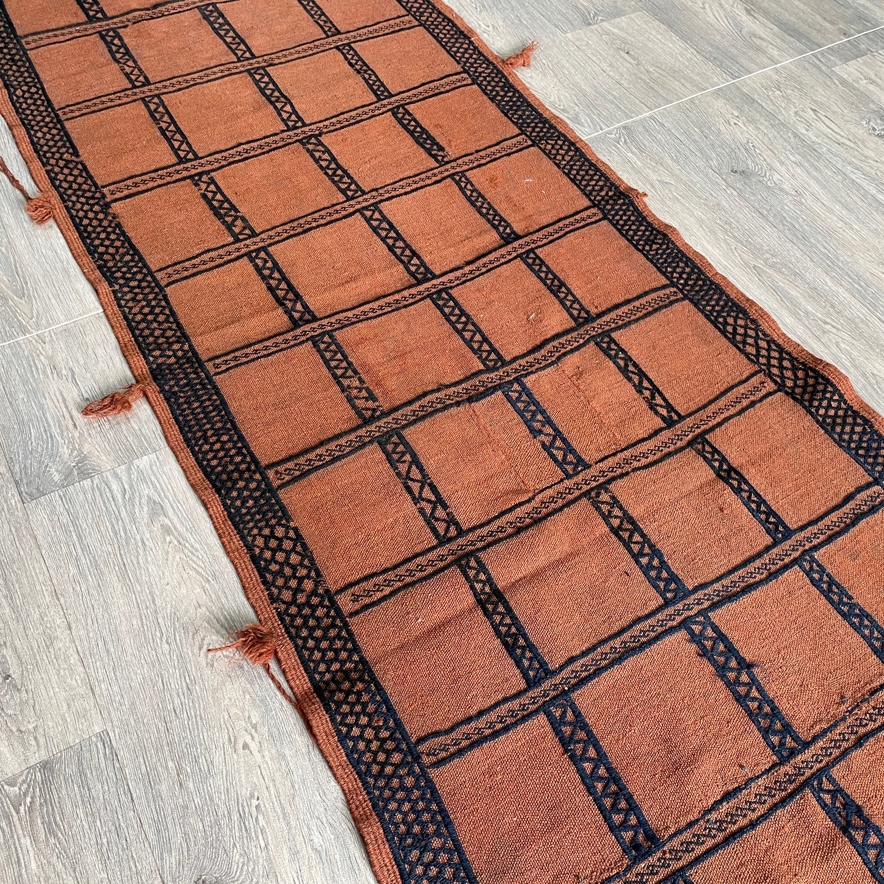 Afghan Soumak Kilim Runner (Old 1980)