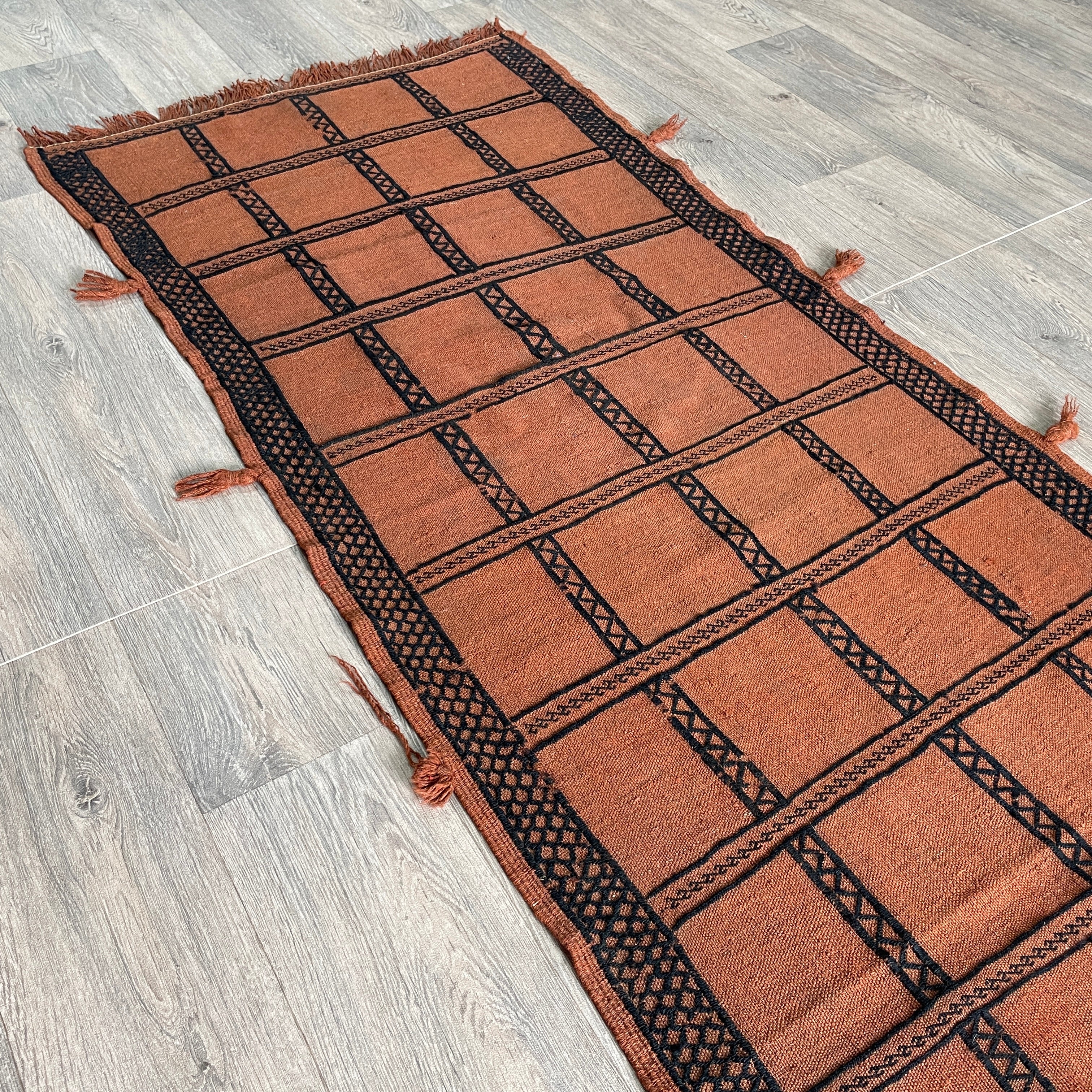 Afghan Soumak Kilim Runner (Old 1980)