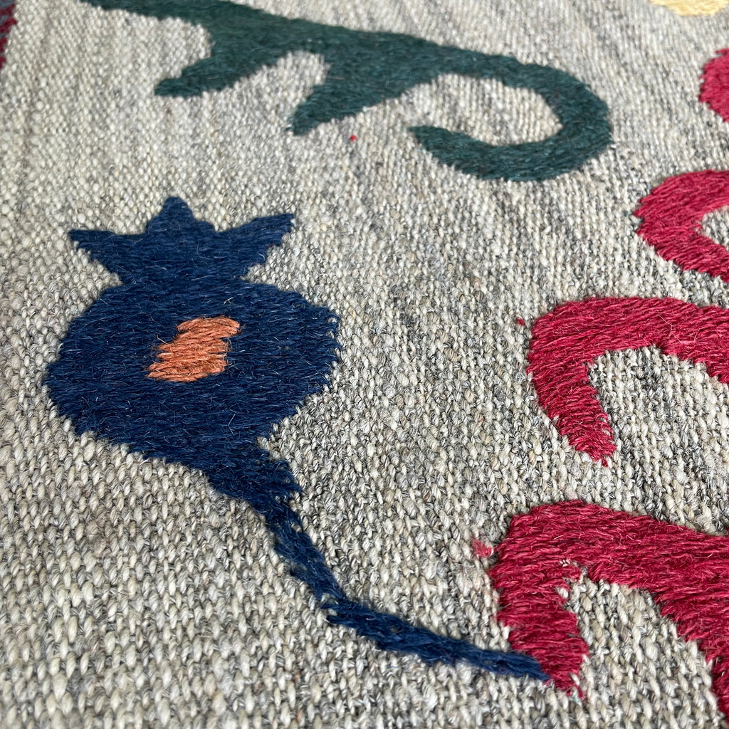 Uzbek Suzani Table Throw