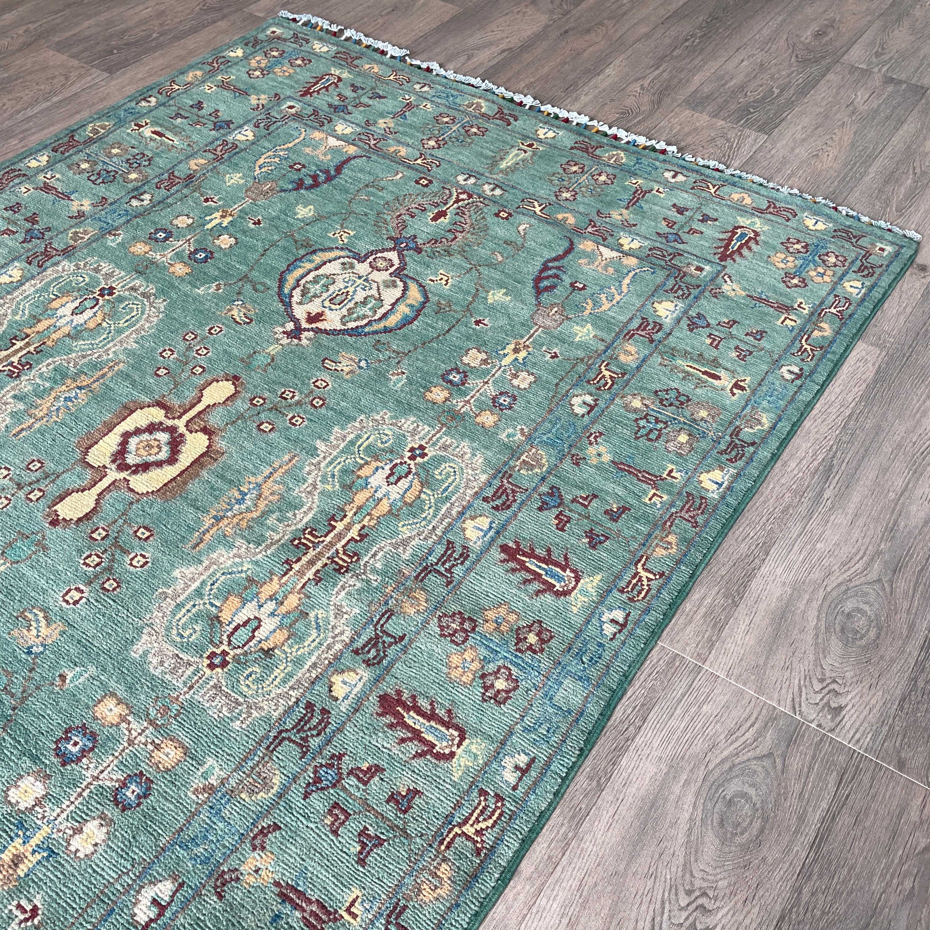 188 x 120 cm | Afghan Ziegler Rug - Khorasan Rugs