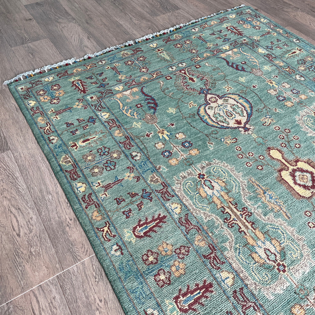 188 x 120 cm | Afghan Ziegler Rug - Khorasan Rugs