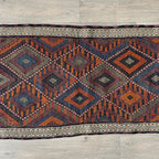 Afghan Soumak Kilim Runner (Old 1980)