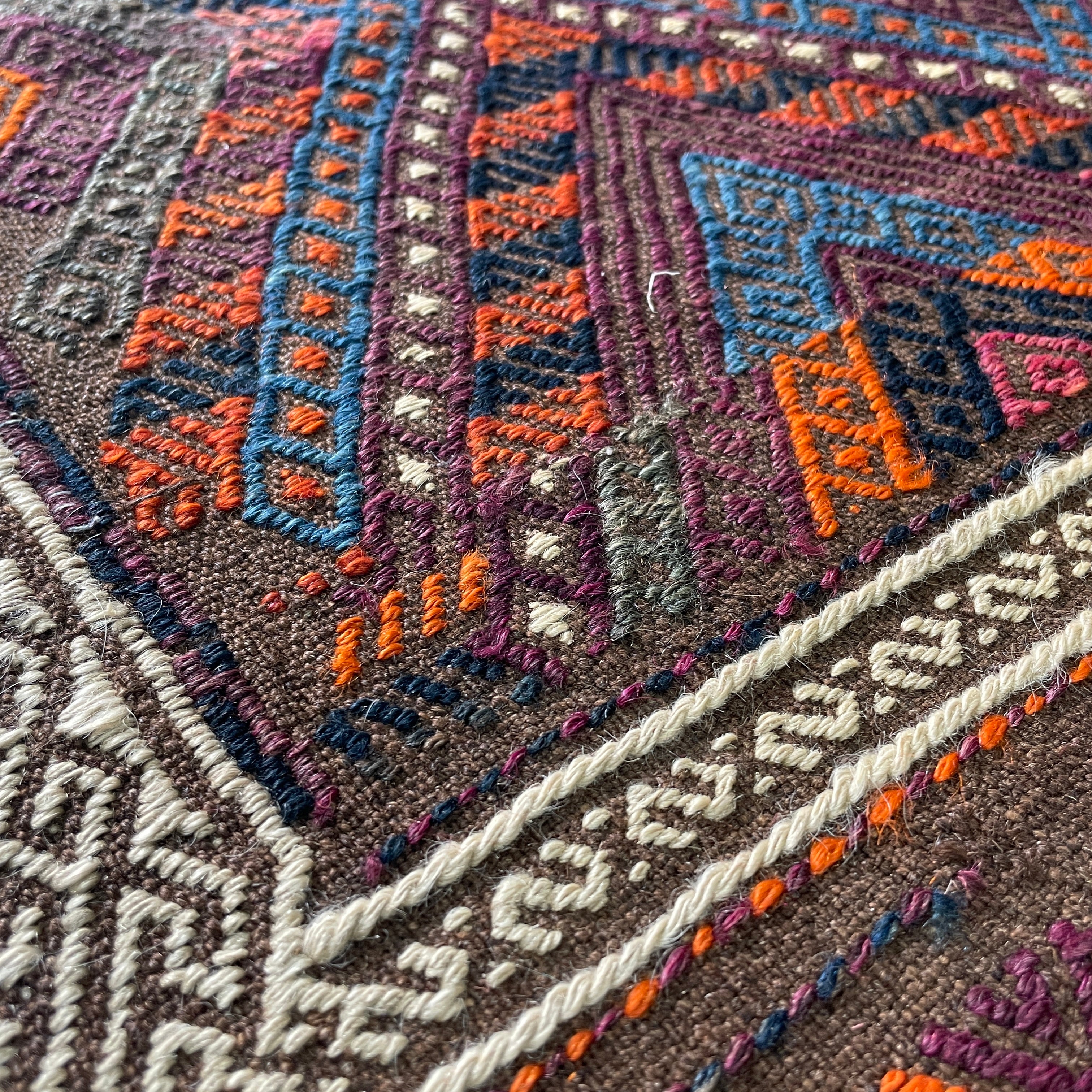 Afghan Soumak Kilim Runner (Old 1980)