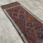 Afghan Soumak Kilim Runner (Old 1980)