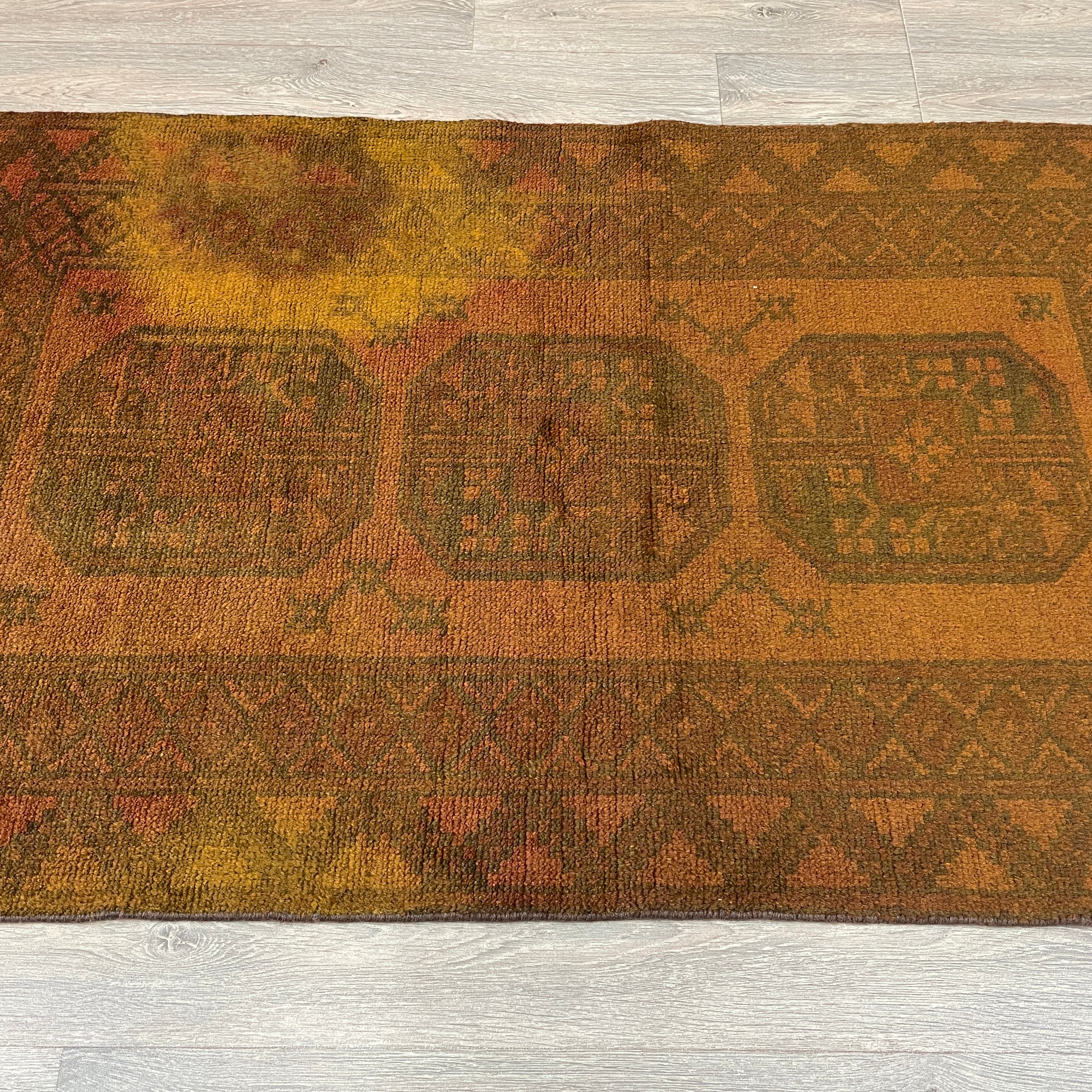 Afghan Aqcha Rug 'Elephant Feet'