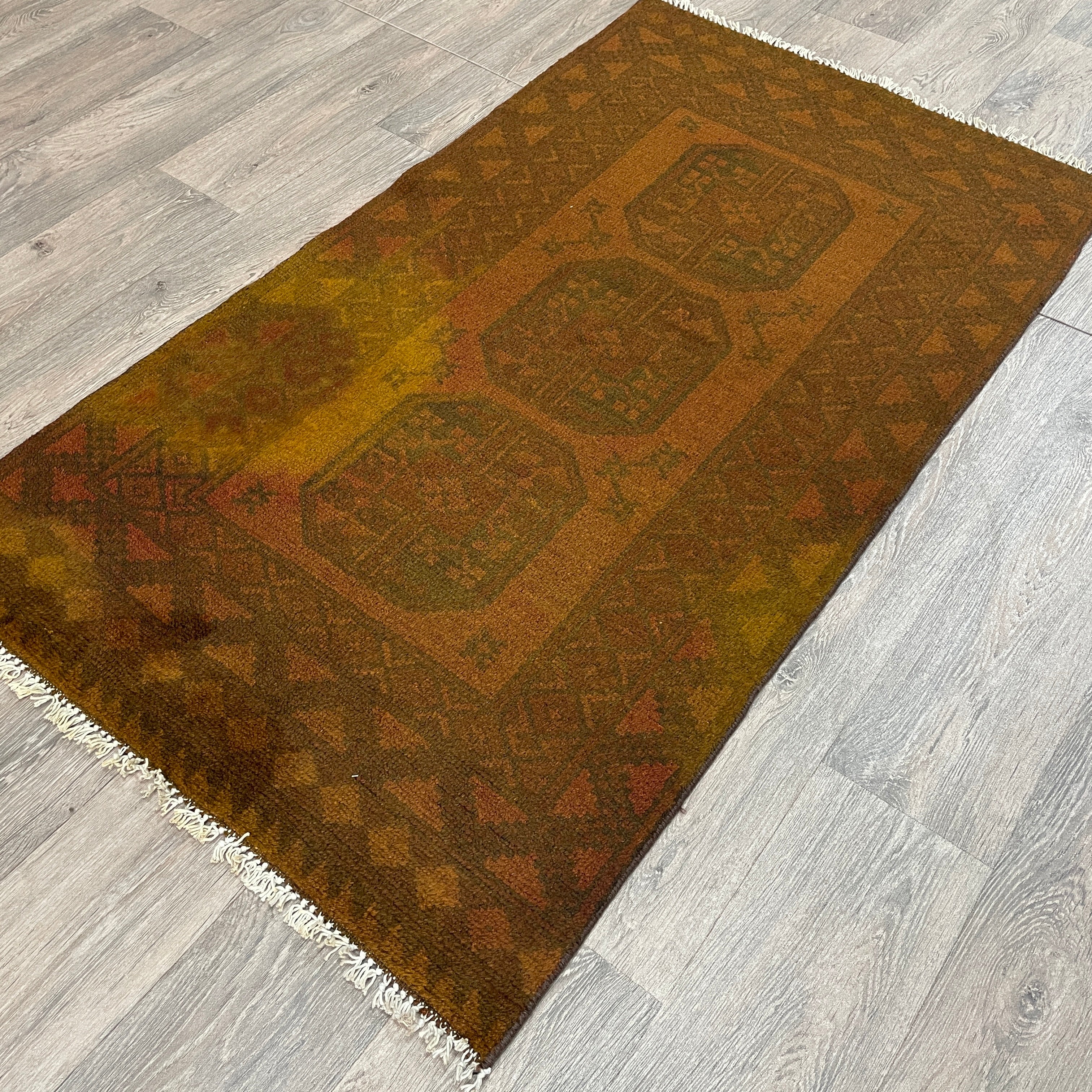 Afghan Aqcha Rug 'Elephant Feet'