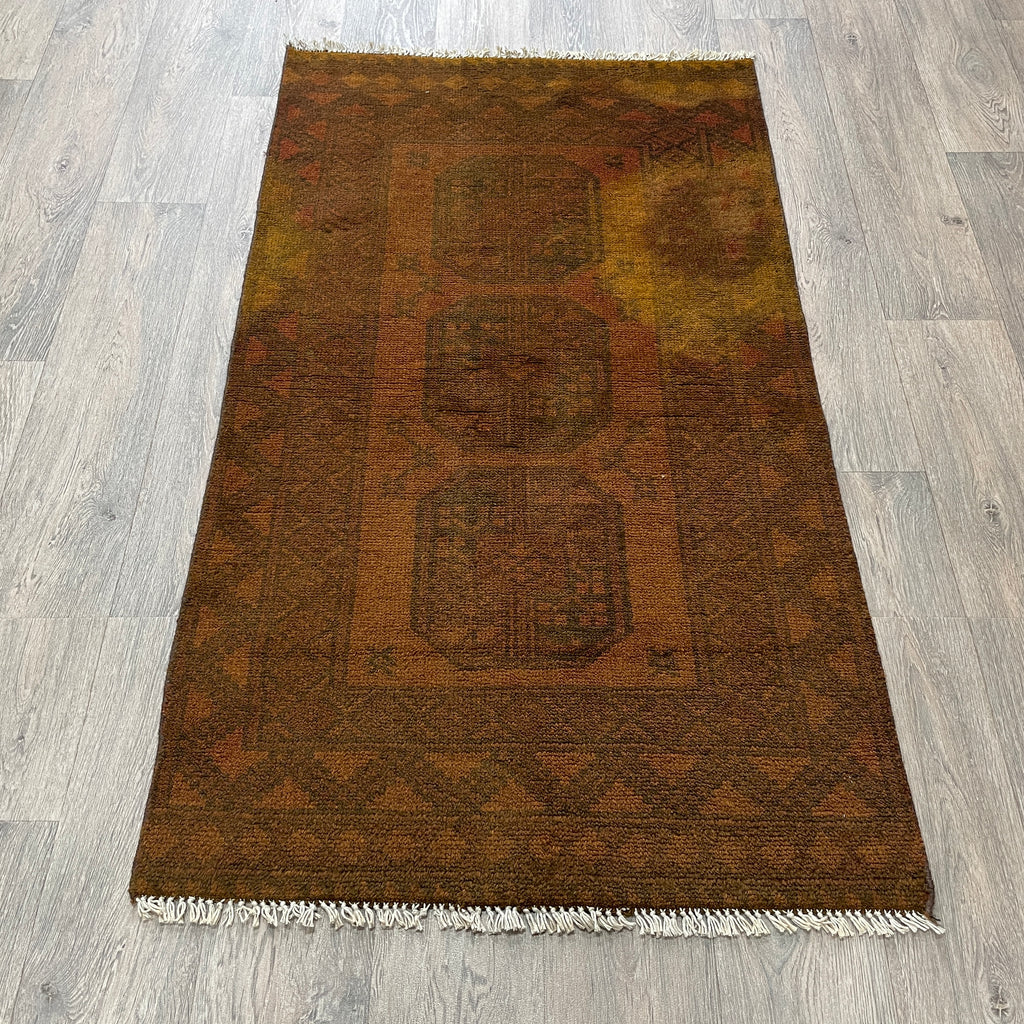 Afghan Aqcha Rug 'Elephant Feet'
