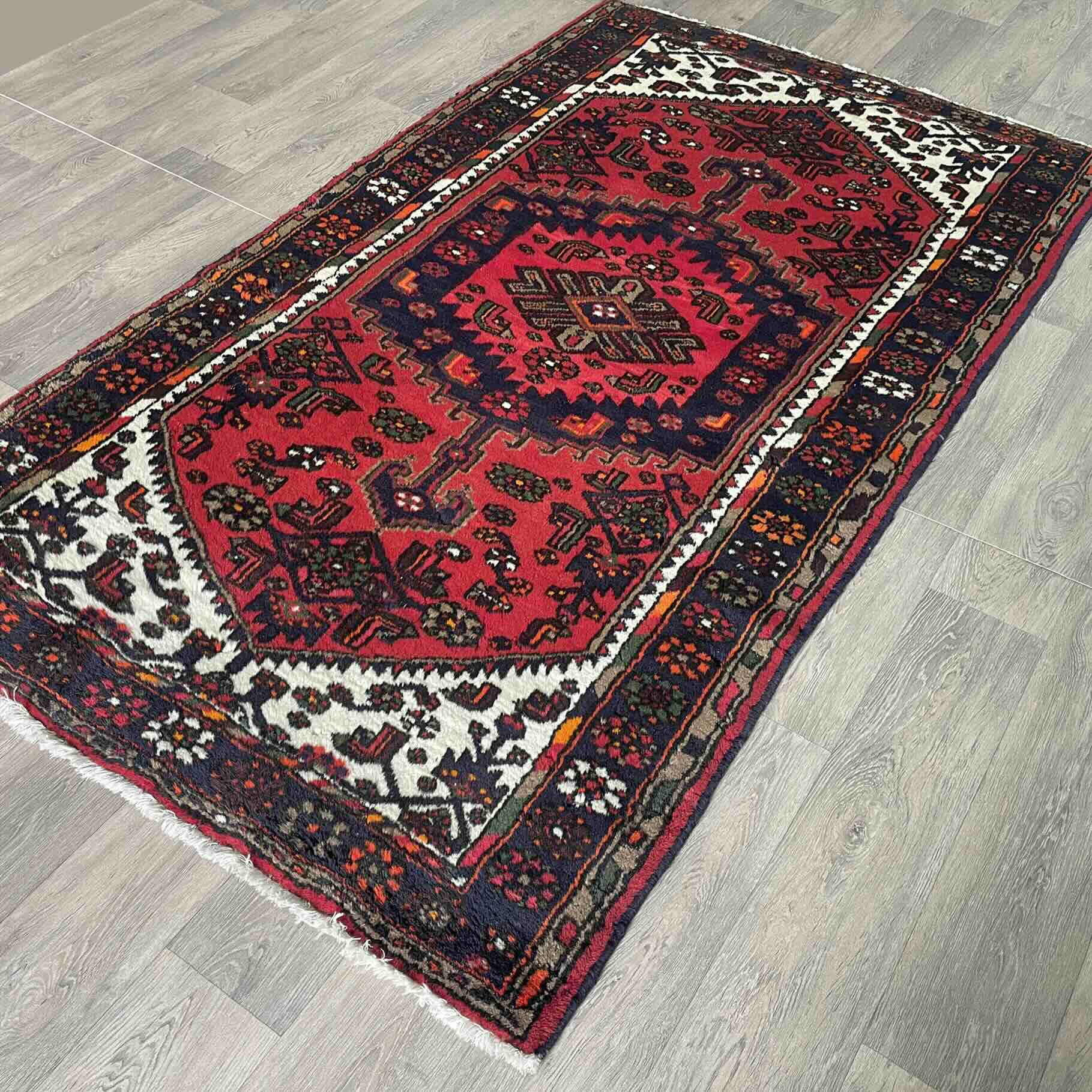 Old Persian Hamadan Rug c. 1970
