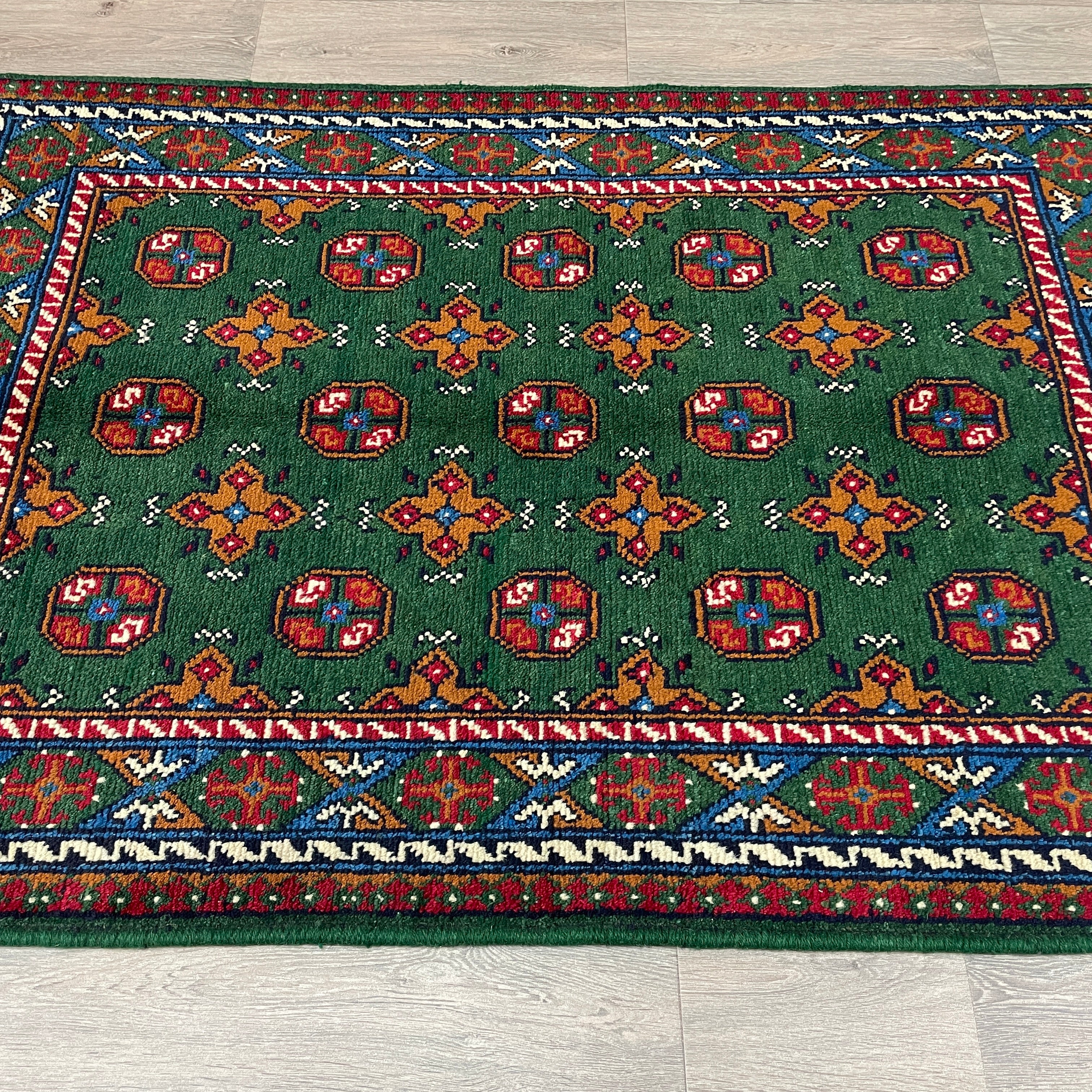 Afghan Aqcha Rug 'Mawri Gul'