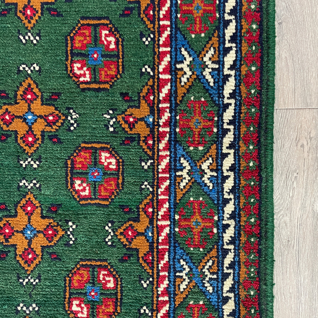 Afghan Aqcha Rug 'Mawri Gul'