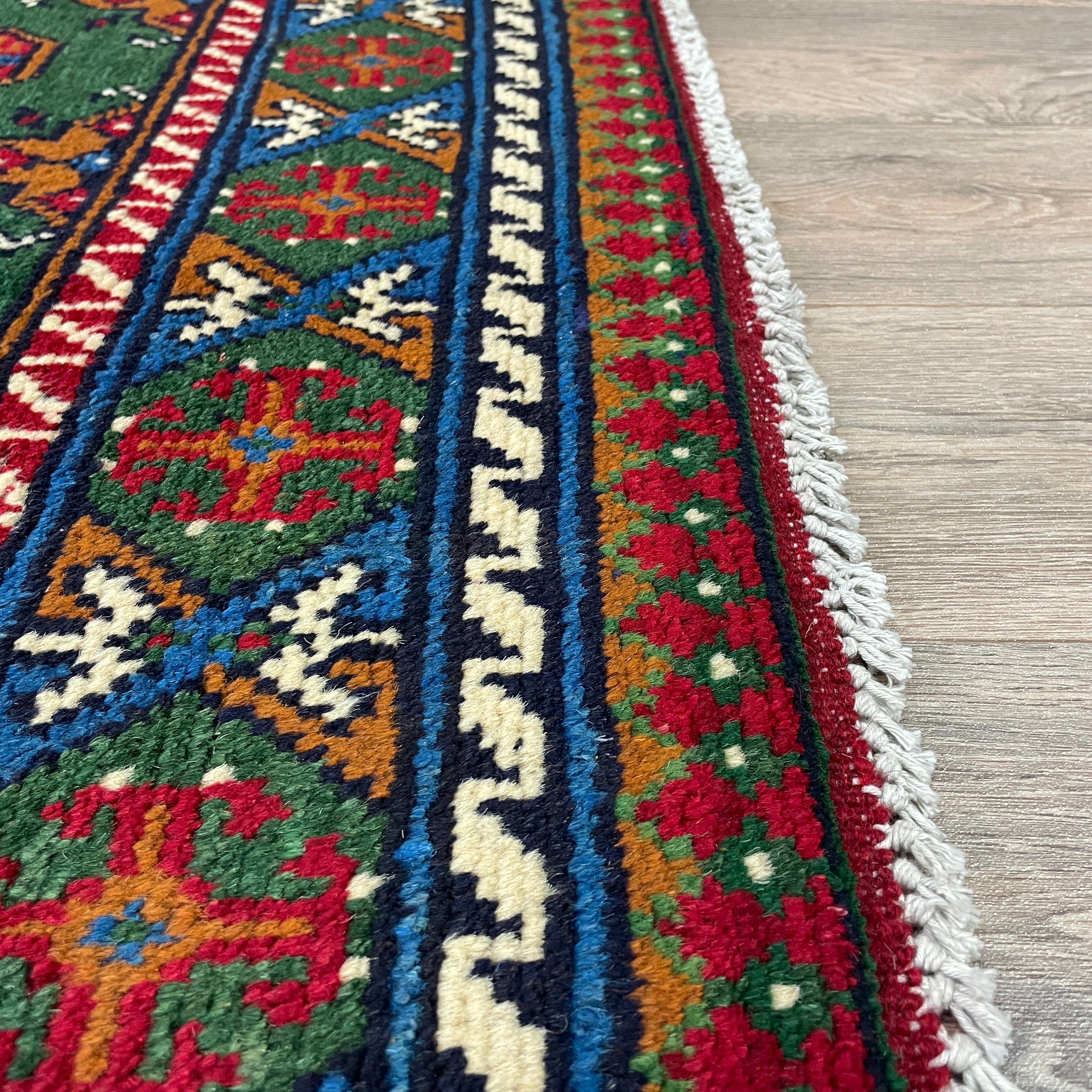 Afghan Aqcha Rug 'Mawri Gul'