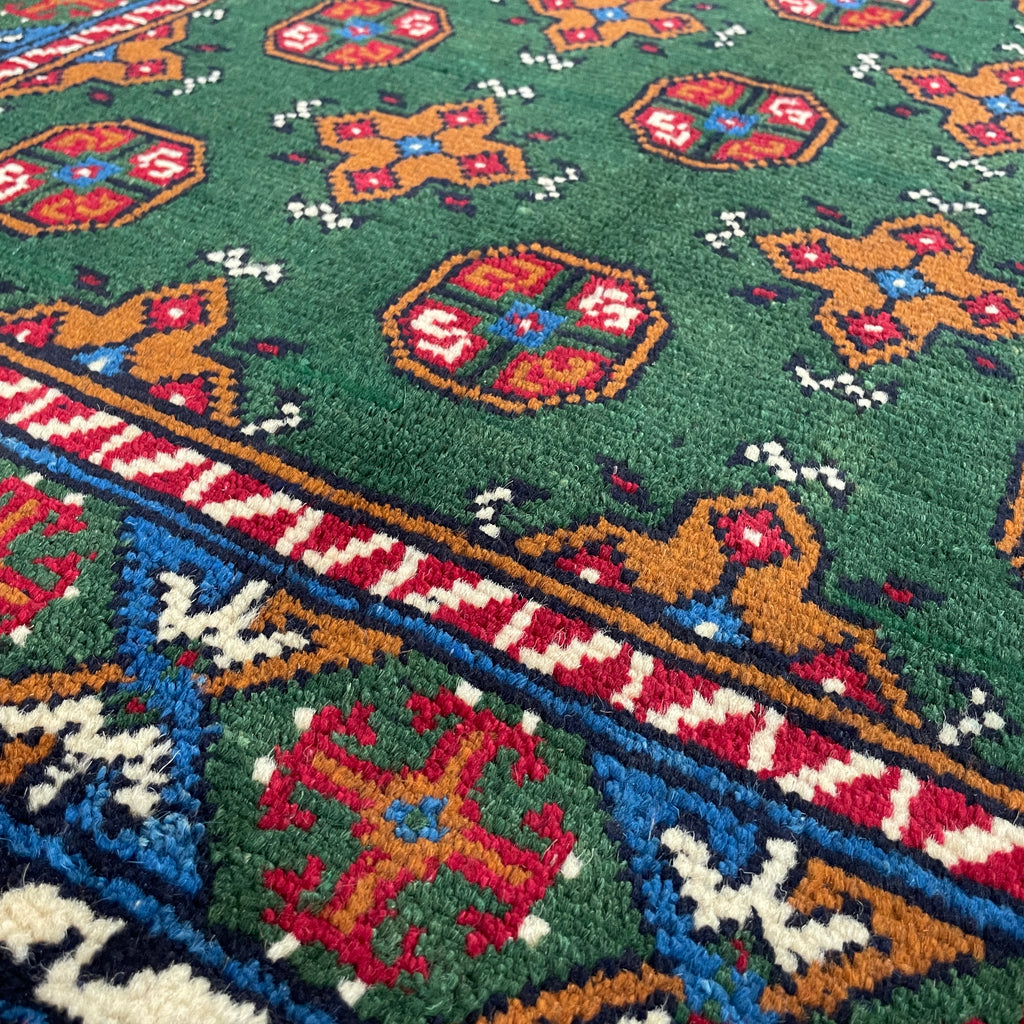 Afghan Aqcha Rug 'Mawri Gul'