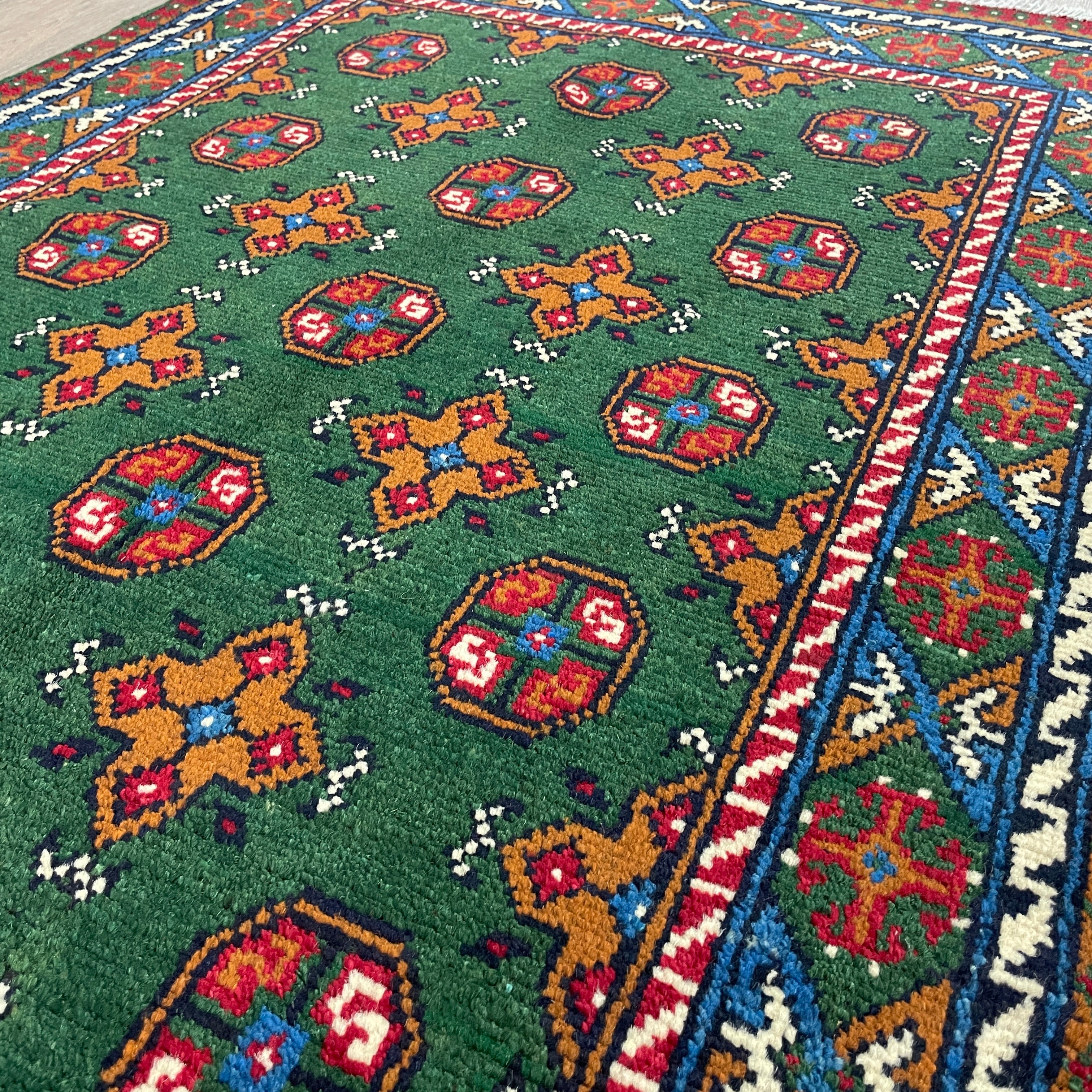 Afghan Aqcha Rug 'Mawri Gul'