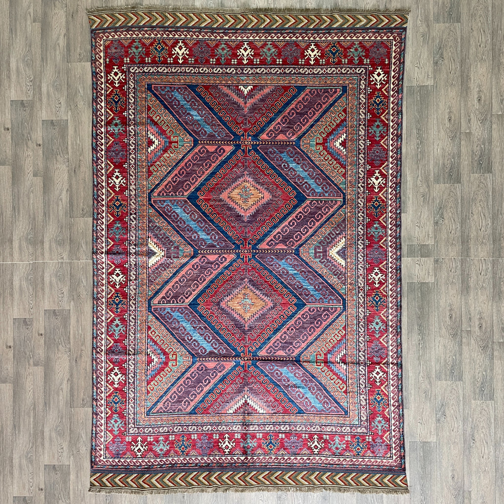 310 x 198 cm | Afghan Caucasian Shirvan Rug