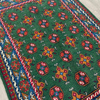 Afghan Aqcha Rug 'Mawri Gul'