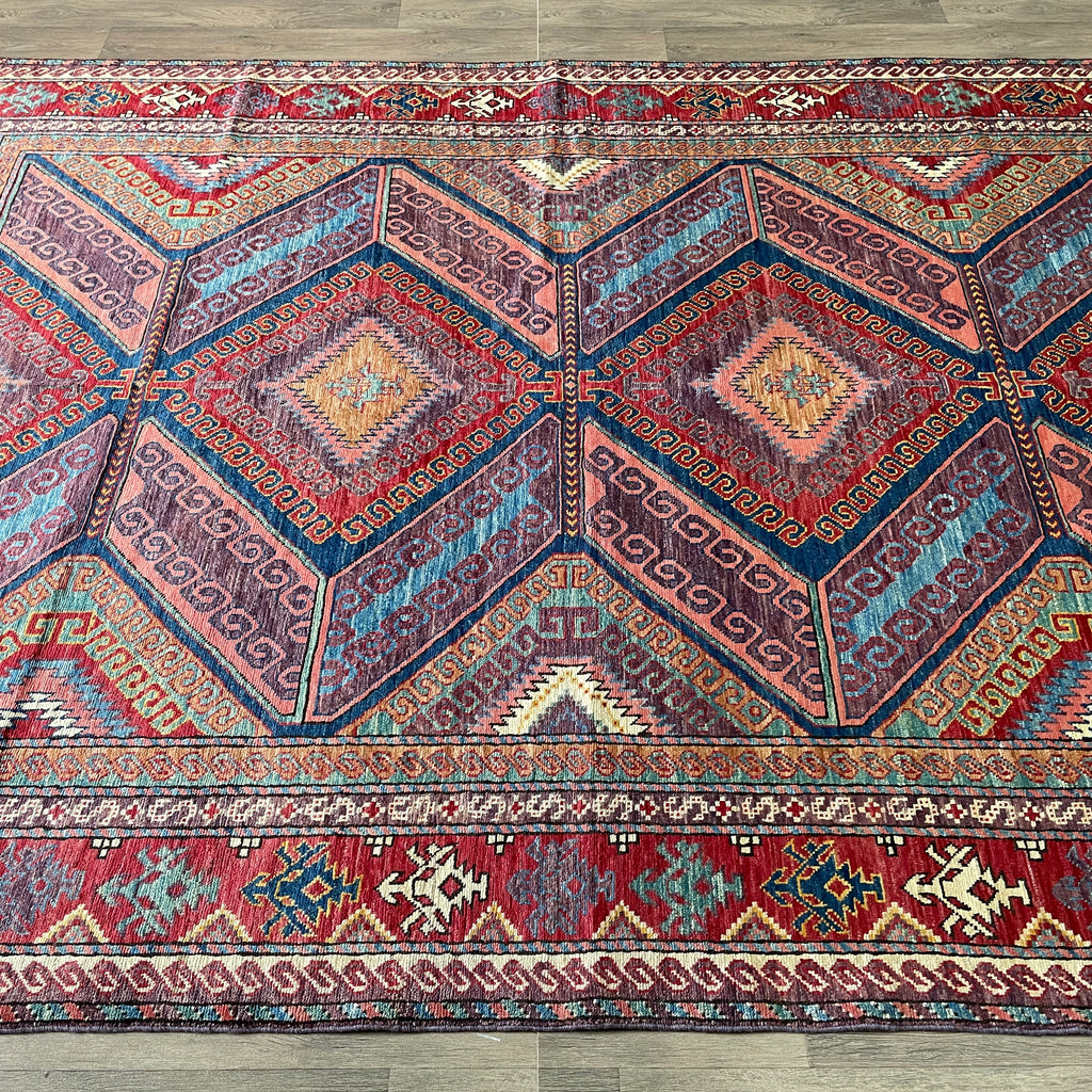 310 x 198 cm | Afghan Caucasian Shirvan Rug