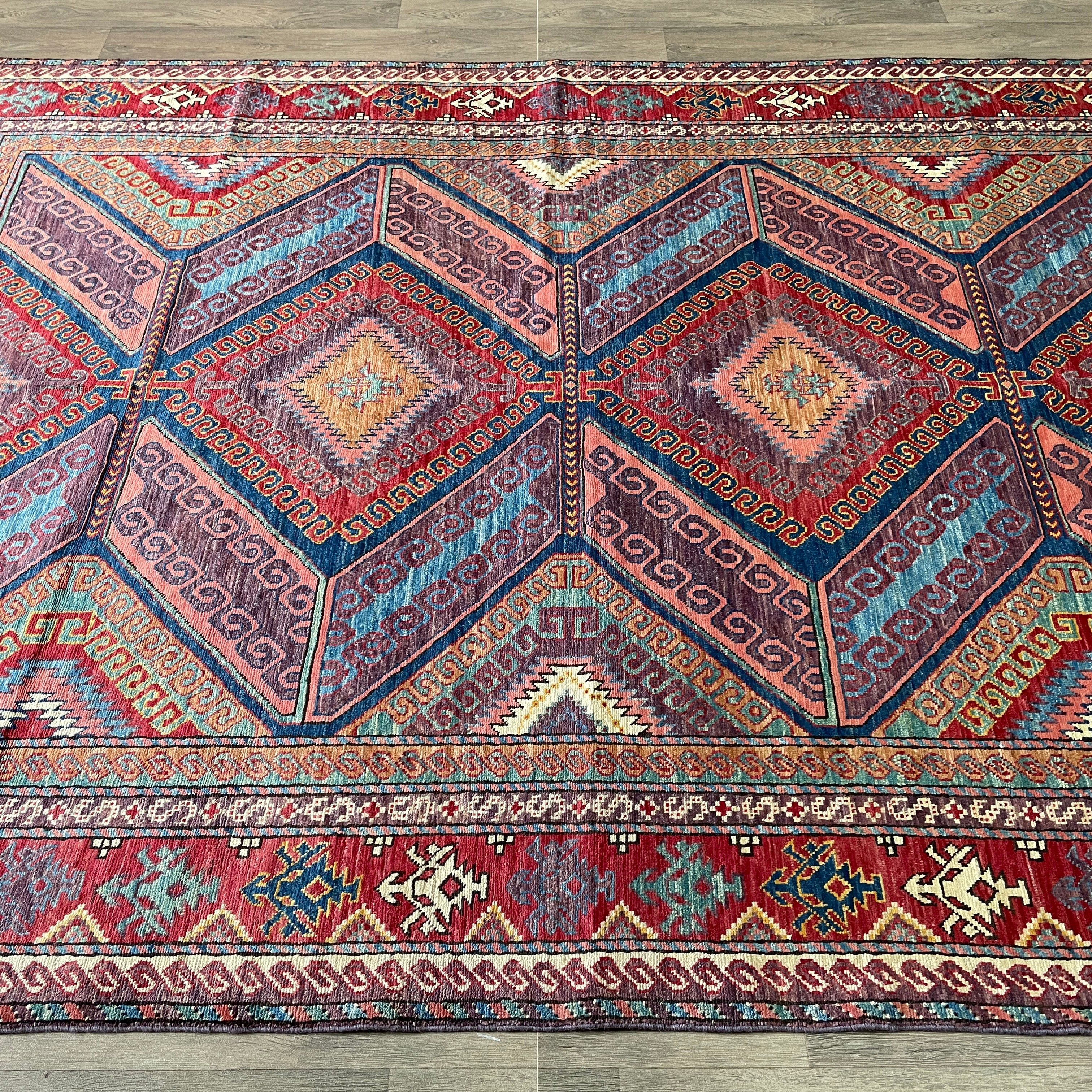 310 x 198 cm | Afghan Caucasian Shirvan Rug - Khorasan Rugs