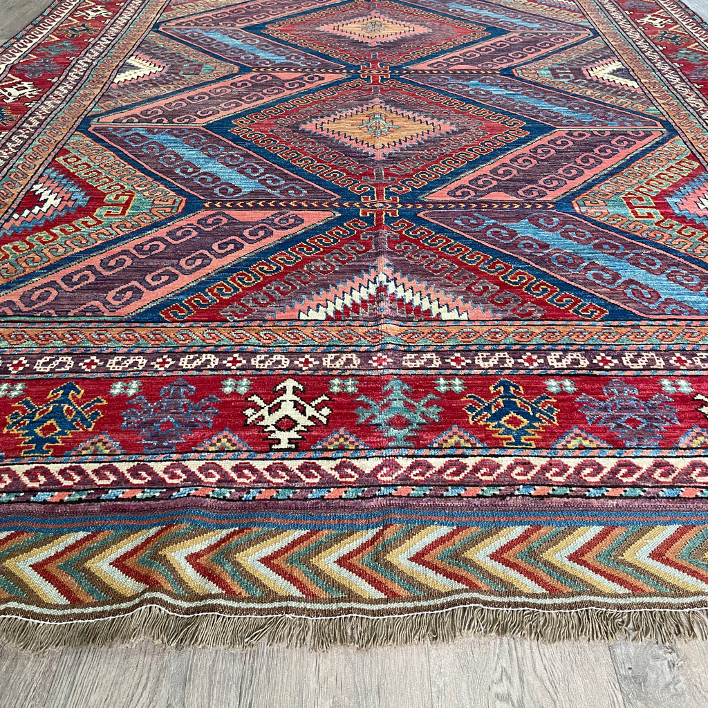 310 x 198 cm | Afghan Caucasian Shirvan Rug