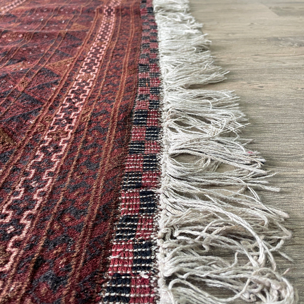 Old Afghan Kunduz Rug c. 1980
