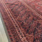 Old Afghan Kunduz Rug c. 1980