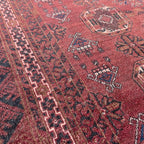 Old Afghan Kunduz Rug c. 1980