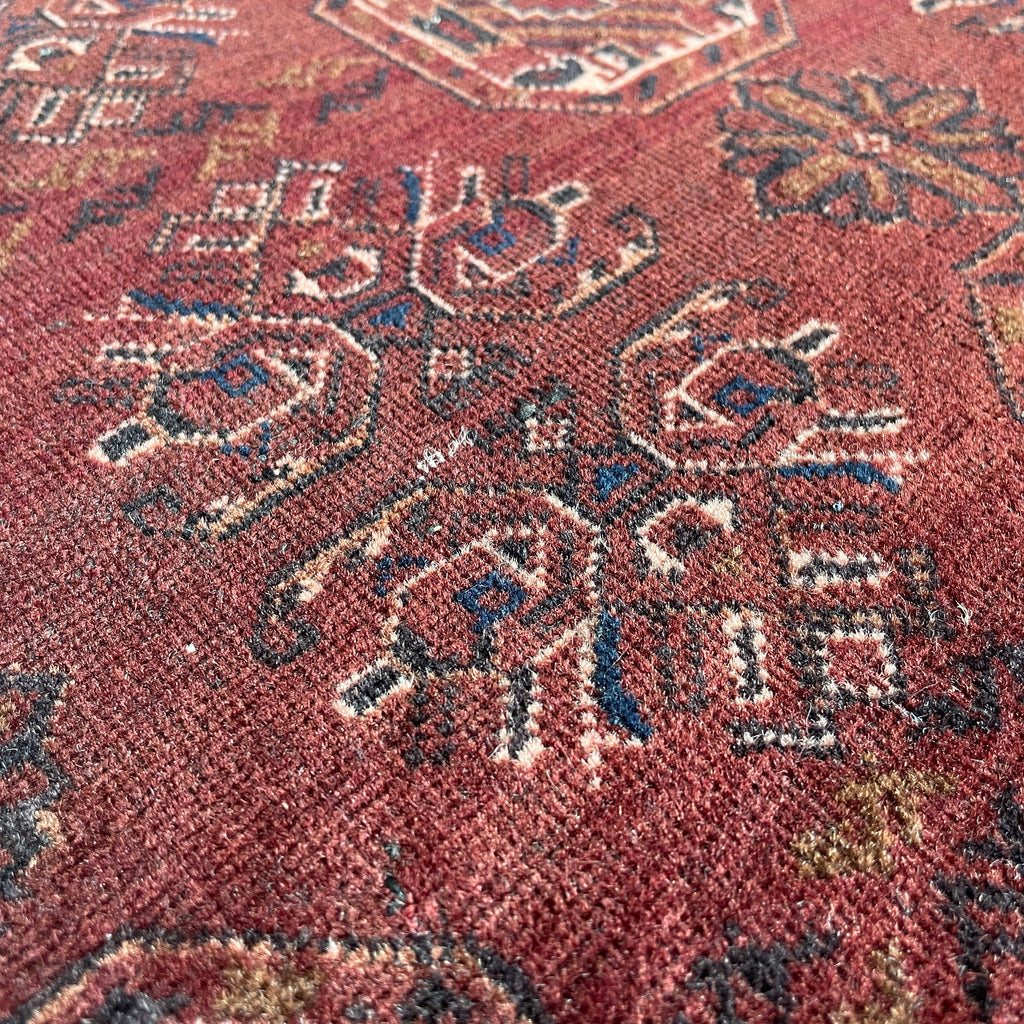 Old Afghan Kunduz Rug c. 1980